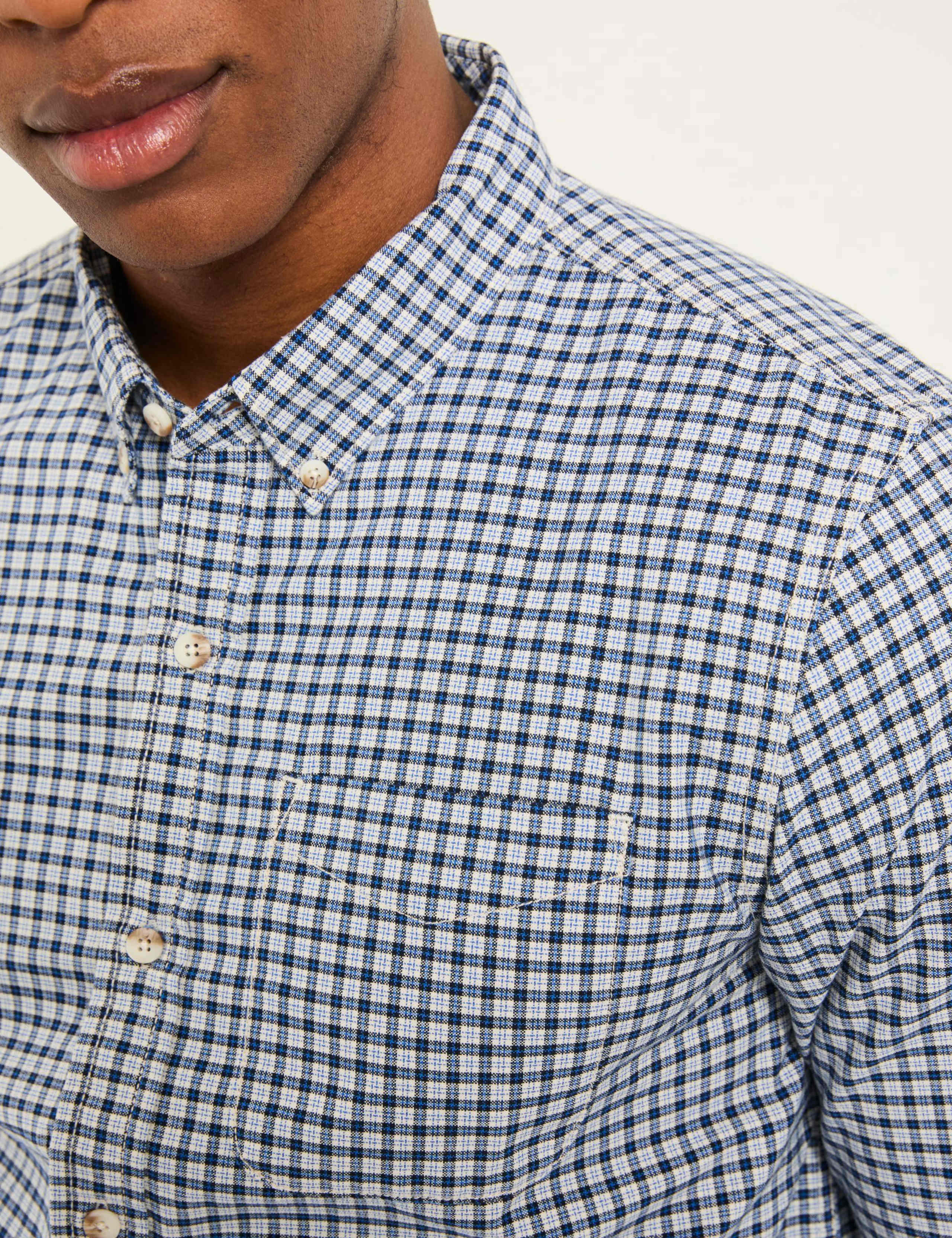 Regular Fit Pure Cotton Check Oxford Shirt 6 of 6