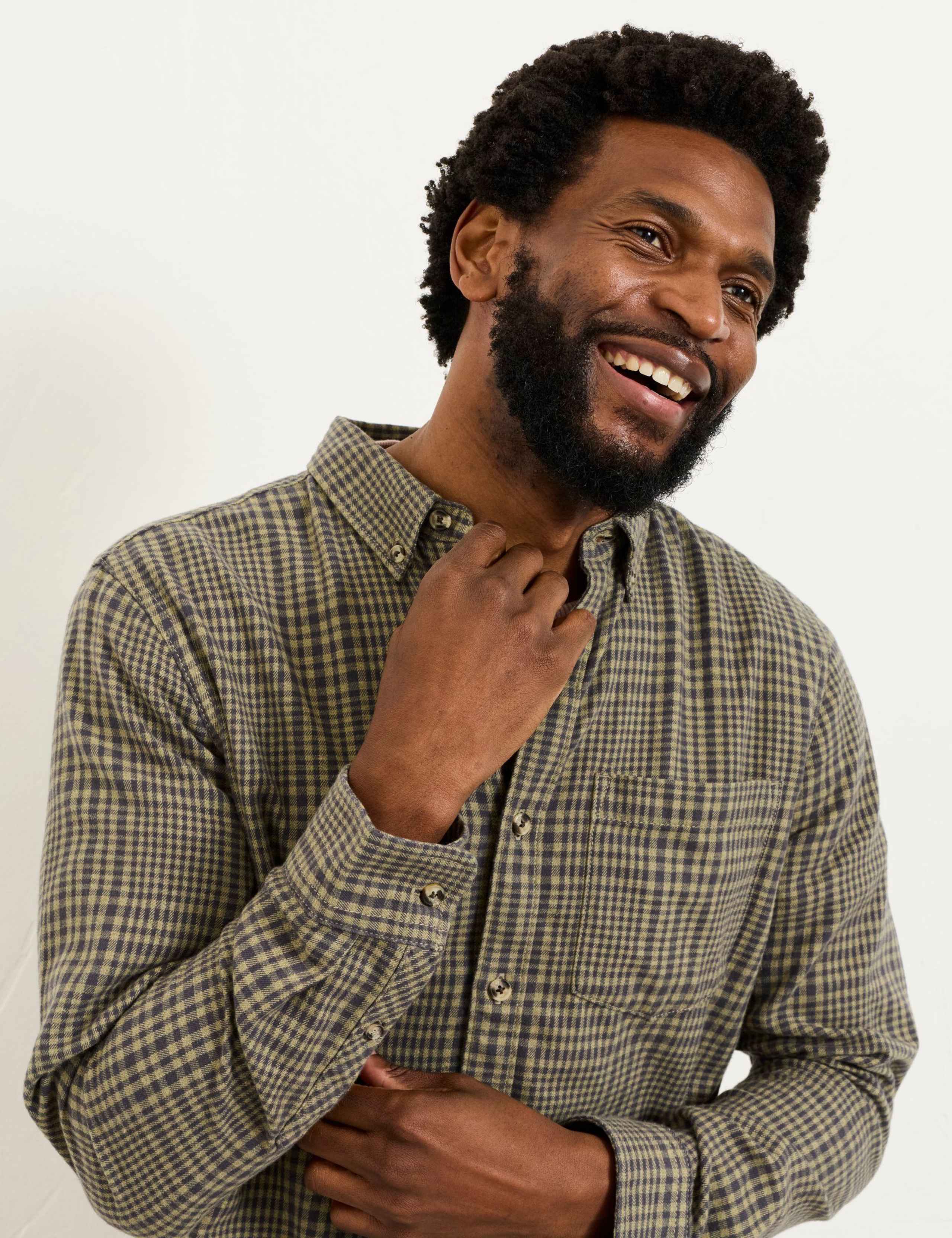 Regular Fit Pure Cotton Checked Oxford Shirt 5 of 8