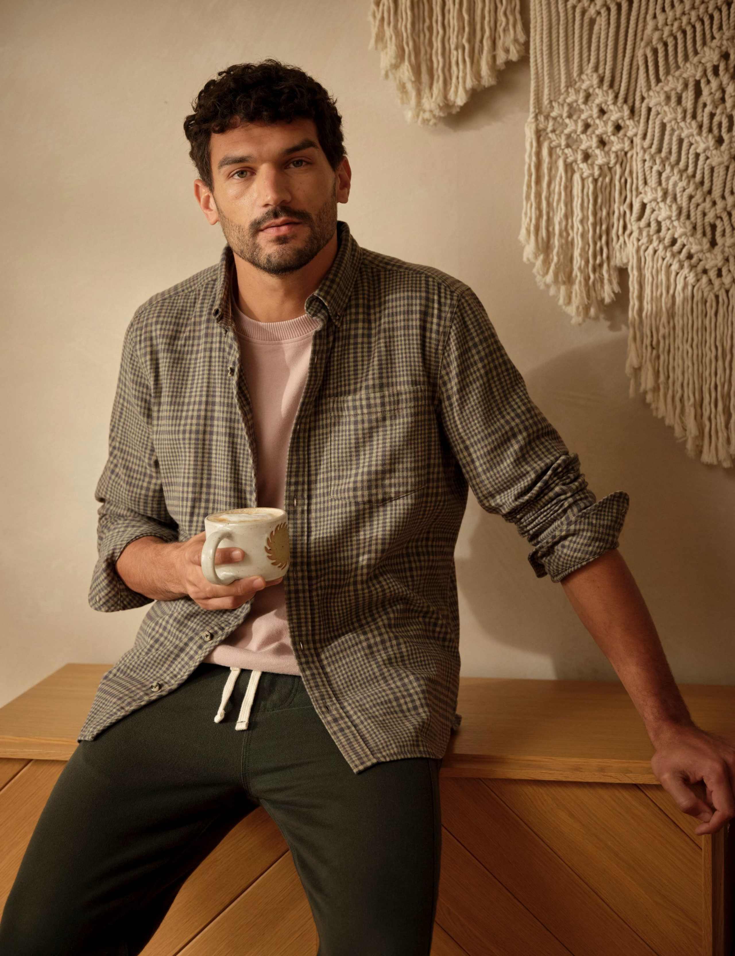 Regular Fit Pure Cotton Checked Oxford Shirt 7 of 8