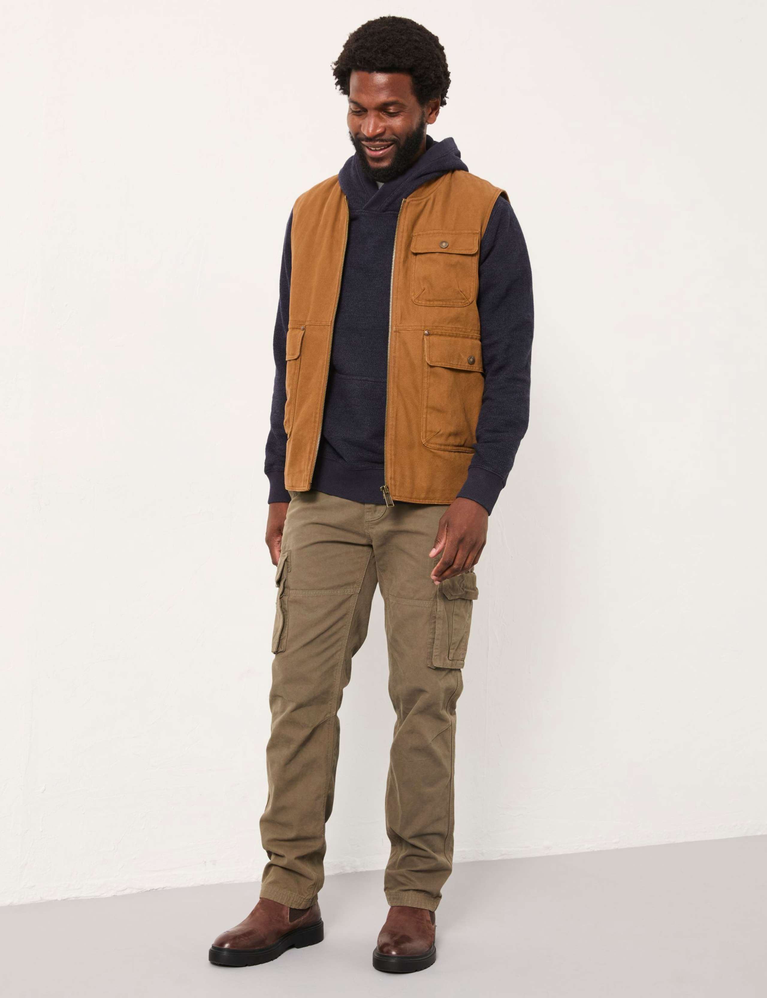 Pure Cotton Utility Gilet 1 of 6