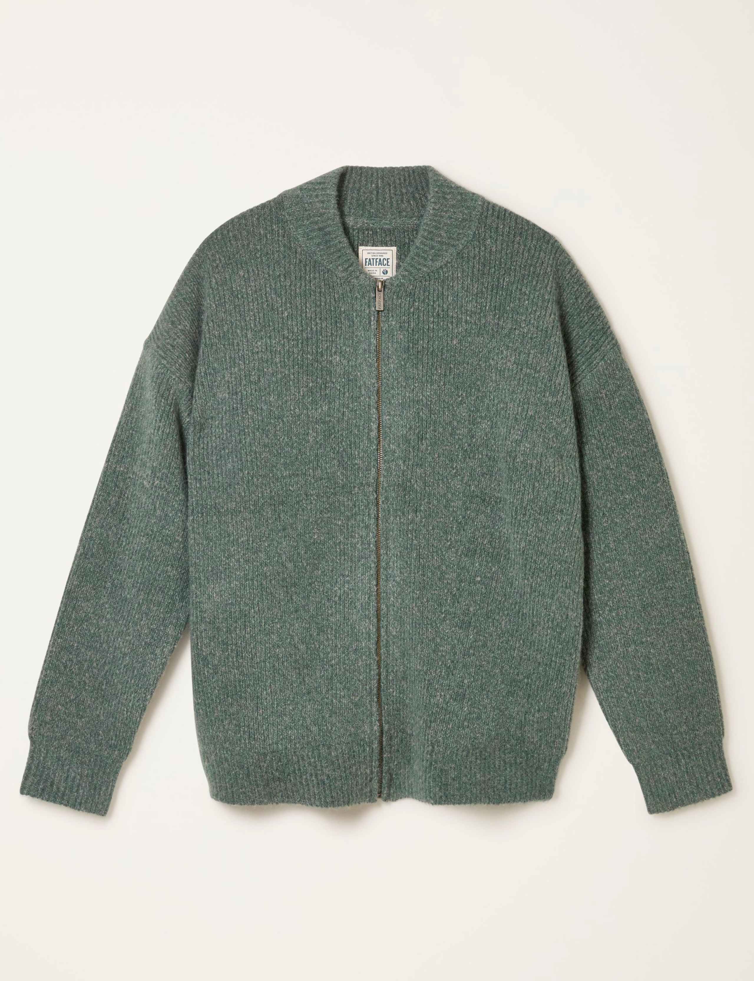 Zip Up Cardigan with Wool 2 of 6