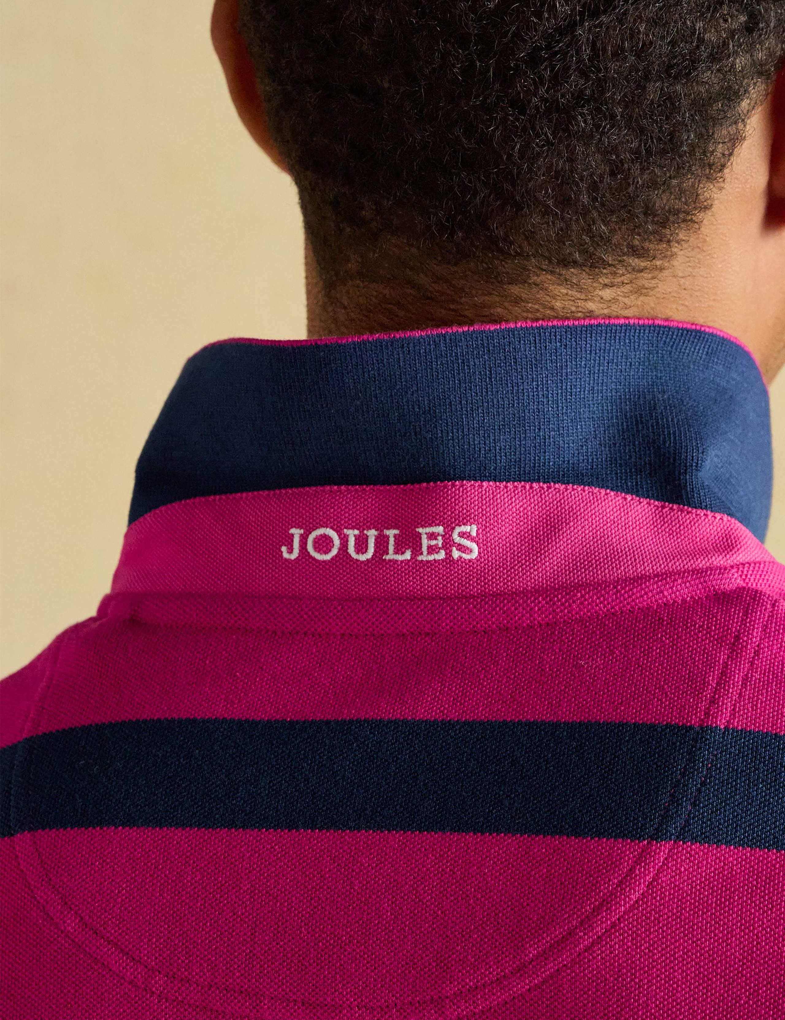 Pure Cotton Pique Striped Polo Shirt 5 of 6