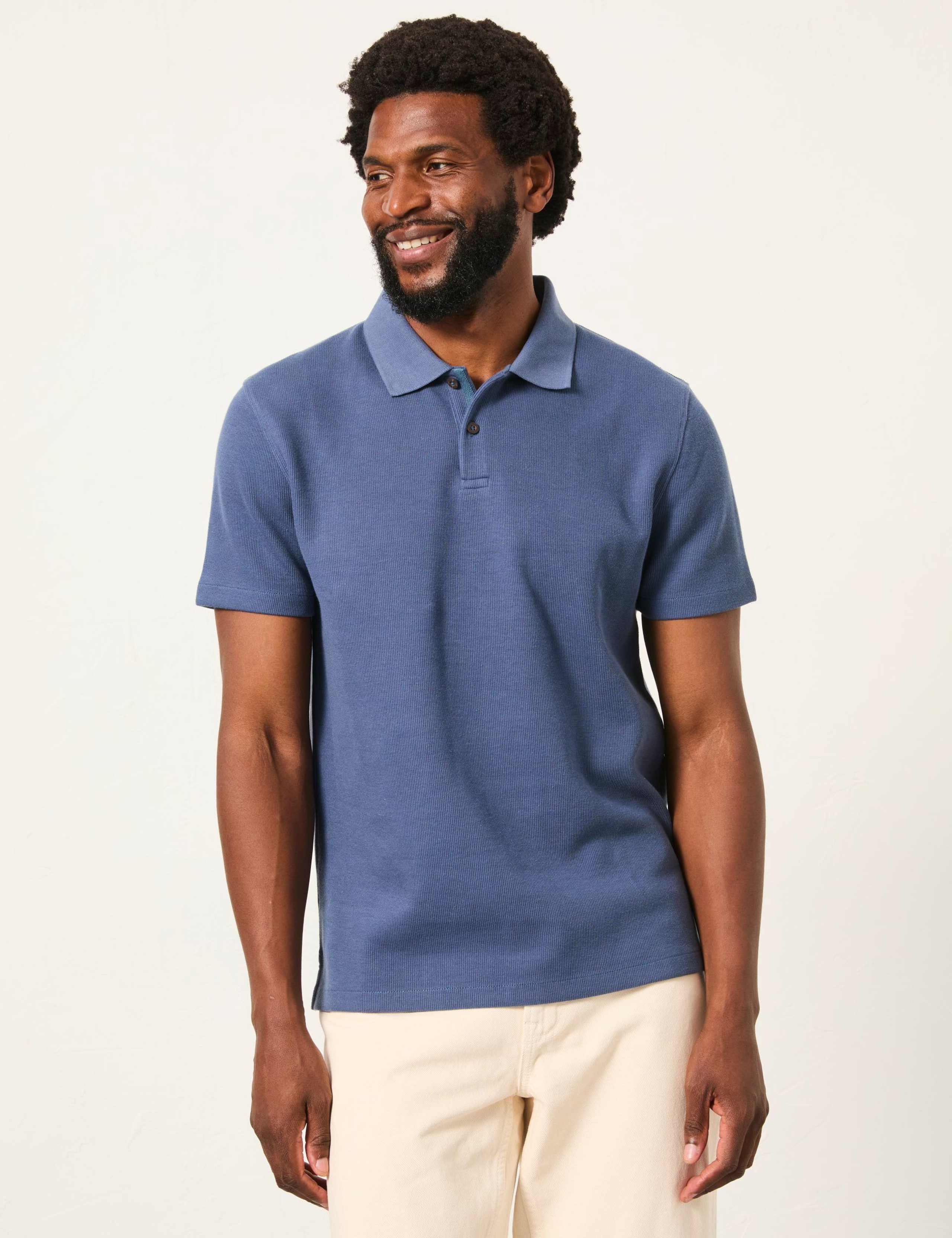 Cotton Rich Ribbed Polo Shirt 3 of 6