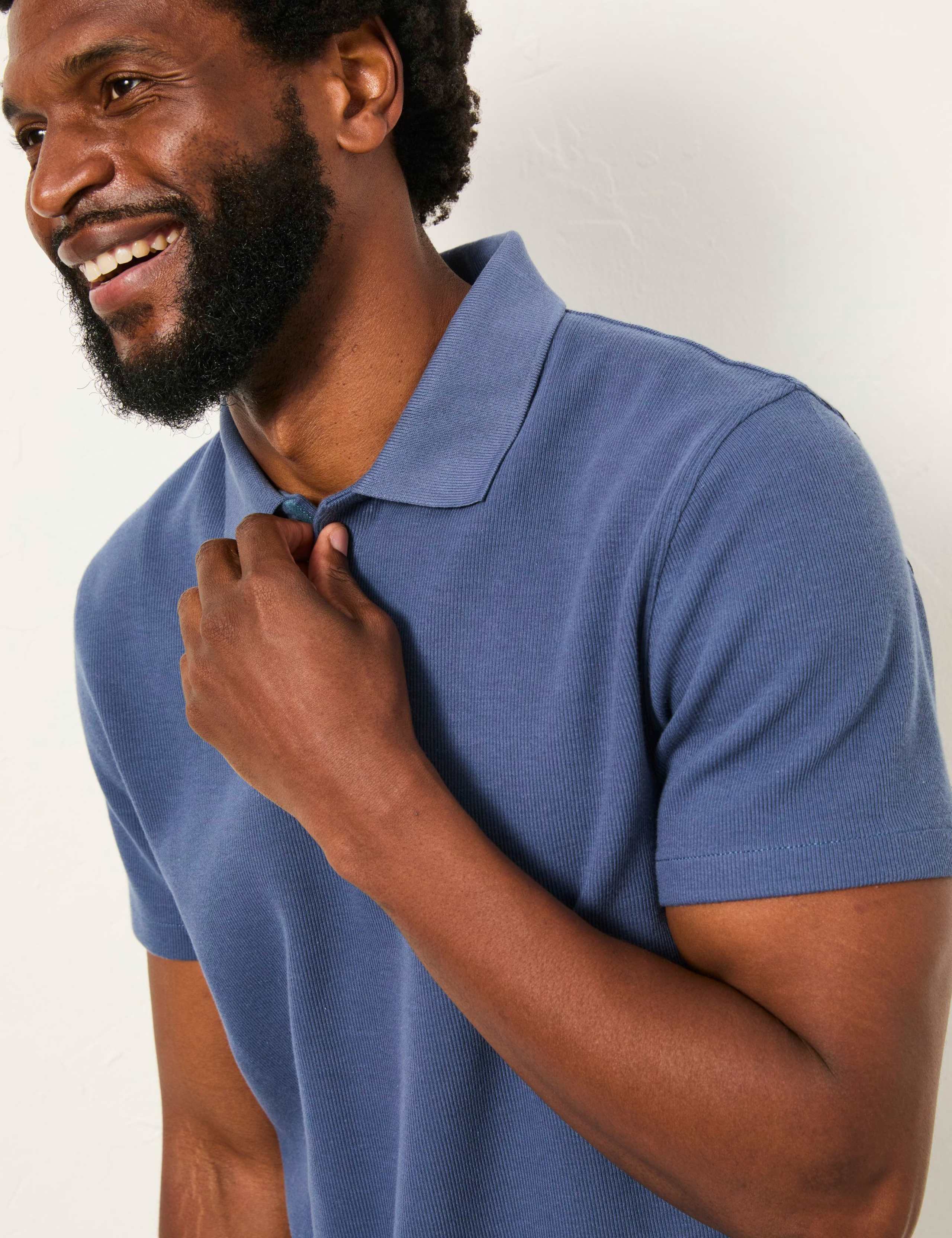 Cotton Rich Ribbed Polo Shirt 6 of 6