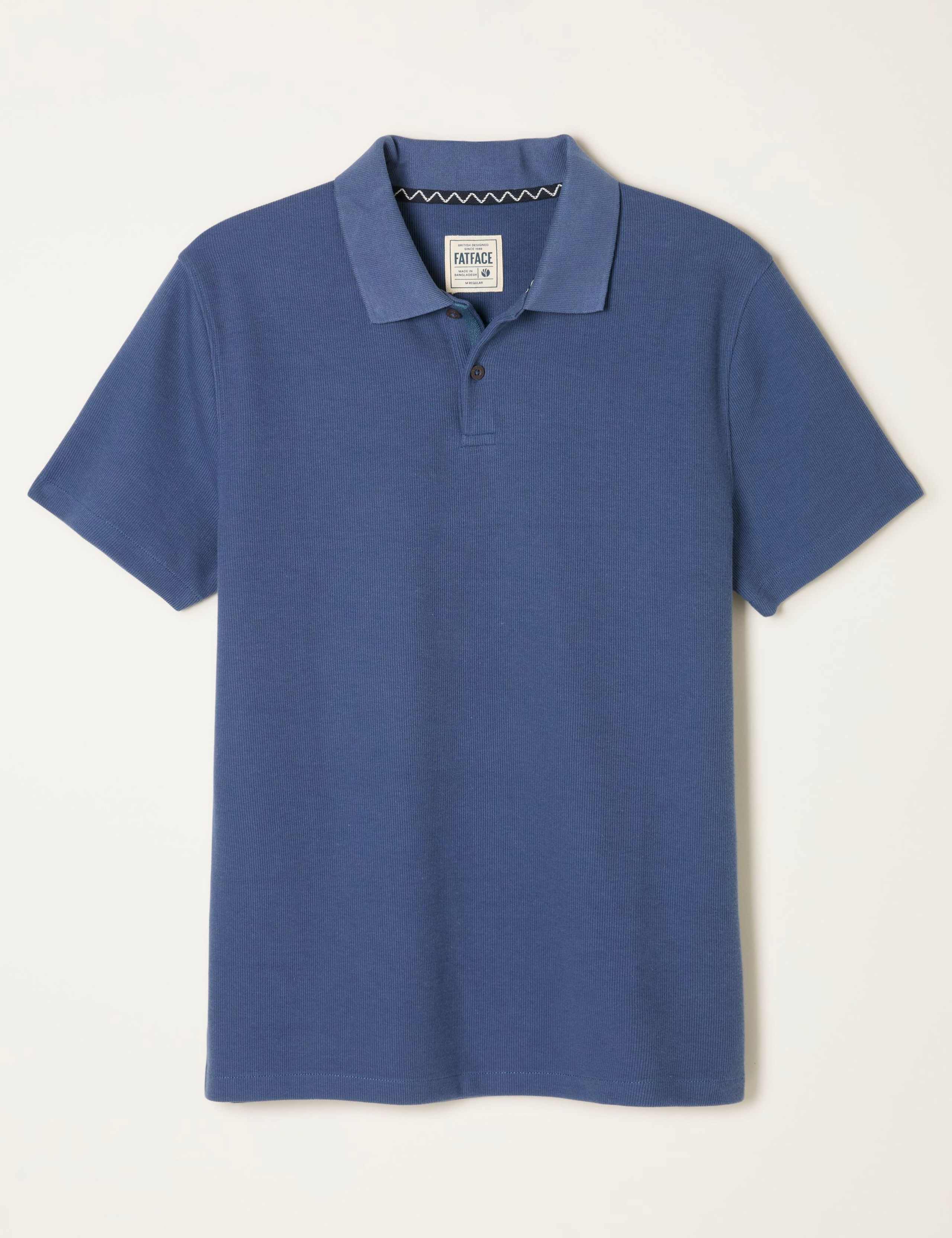 Cotton Rich Ribbed Polo Shirt 2 of 6