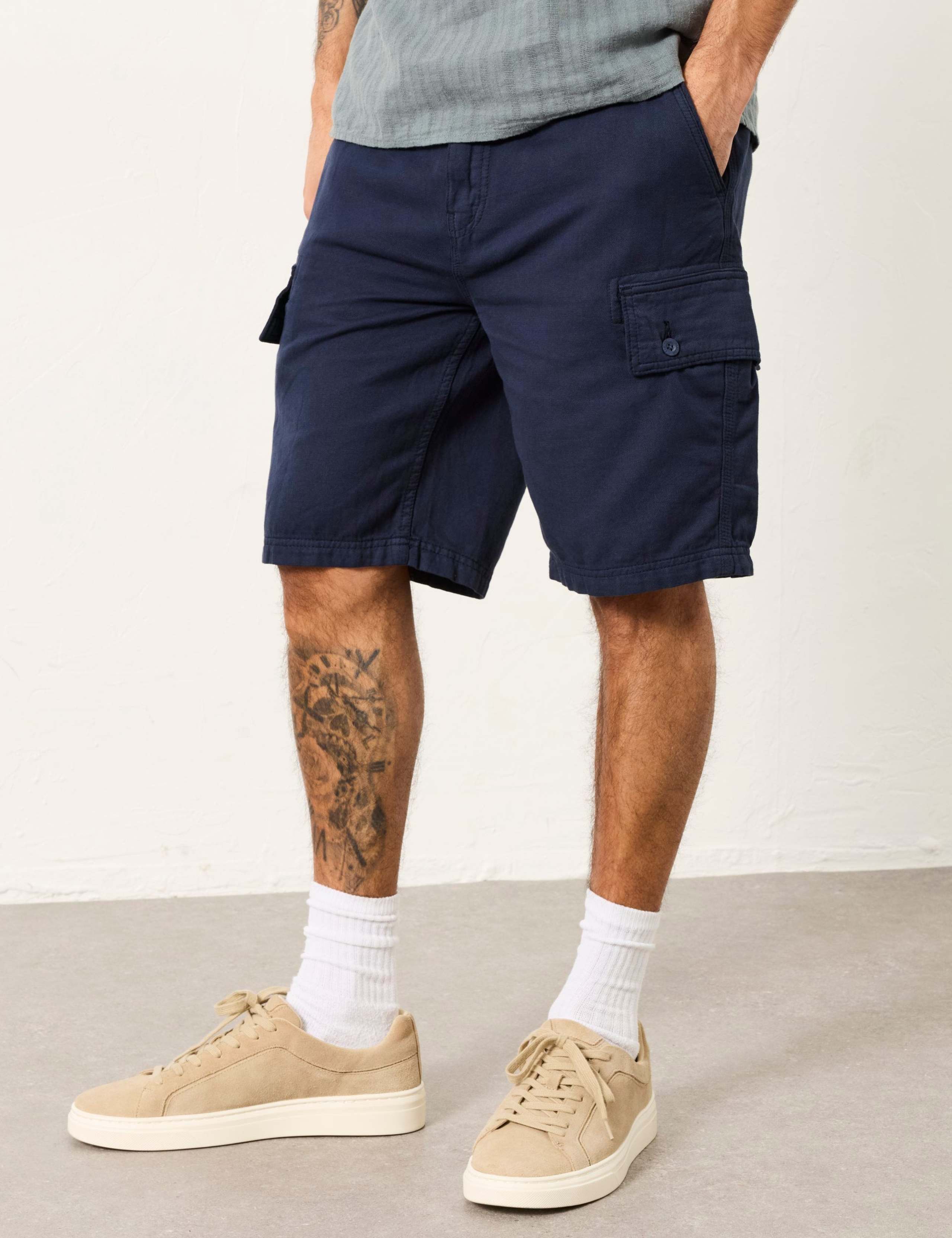 Relaxed Fit Pure Cotton Cargo Shorts 3 of 6