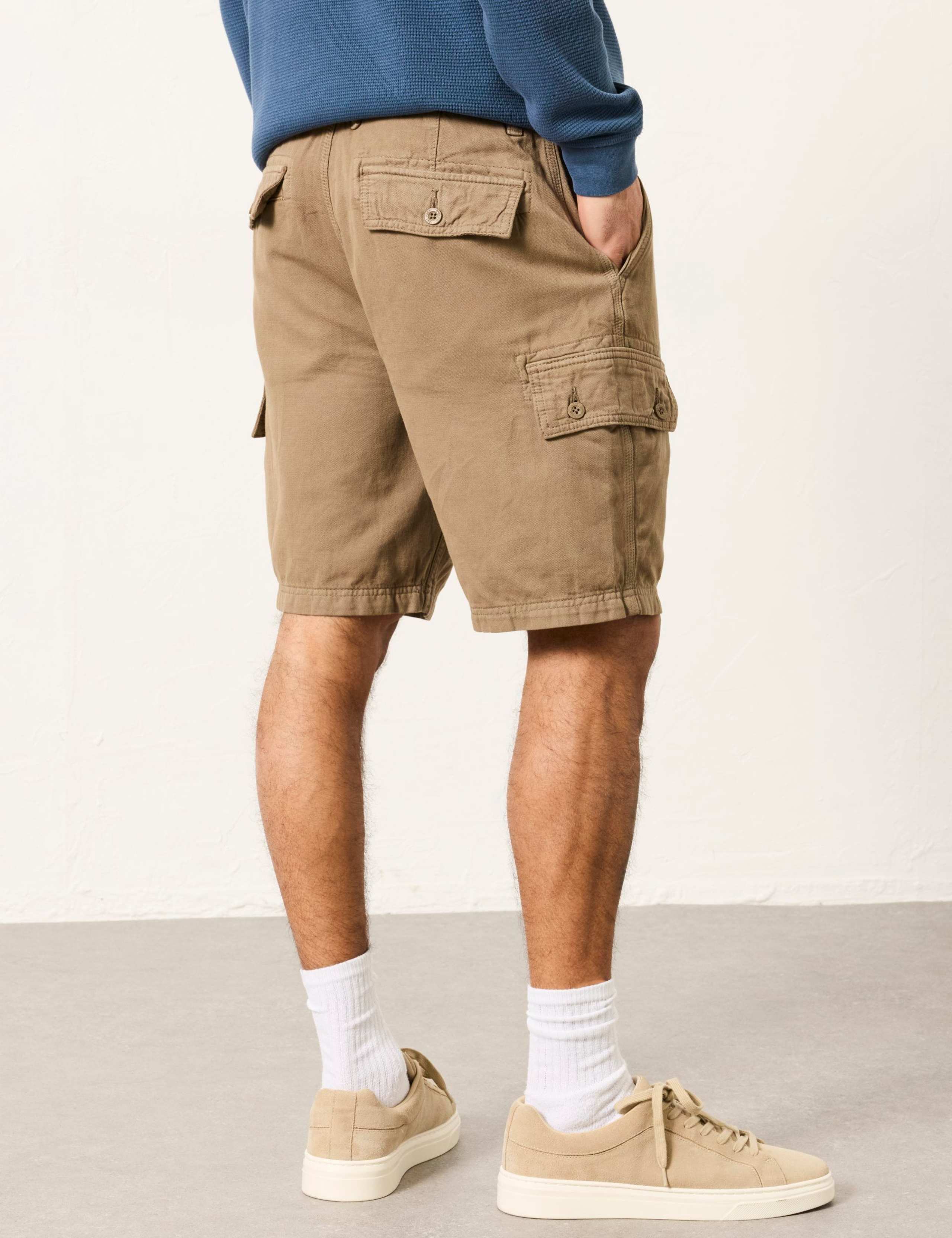 Relaxed Fit Pure Cotton Cargo Shorts 4 of 5