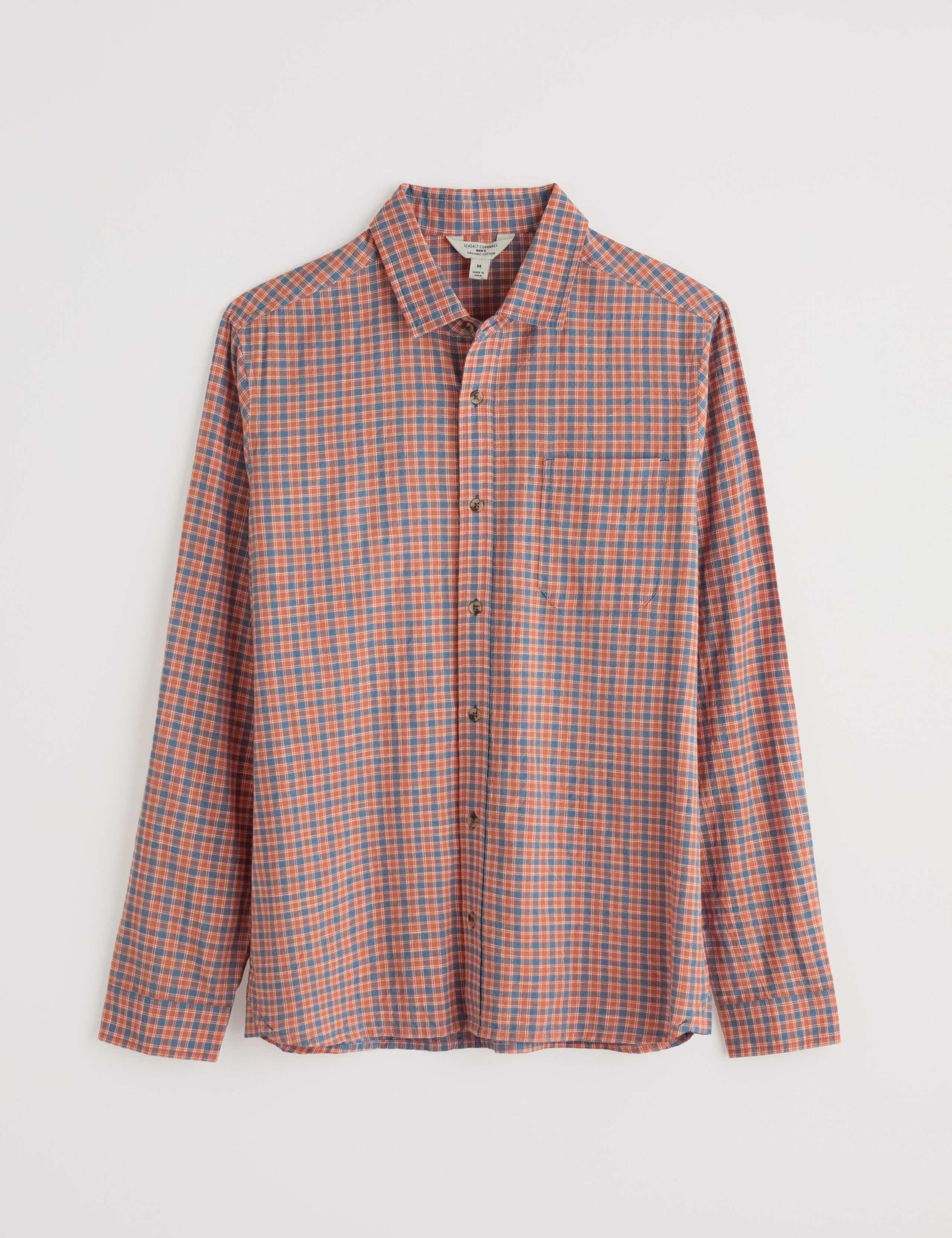 Regular Fit Pure Cotton Check Flannel Shirt 2 of 4