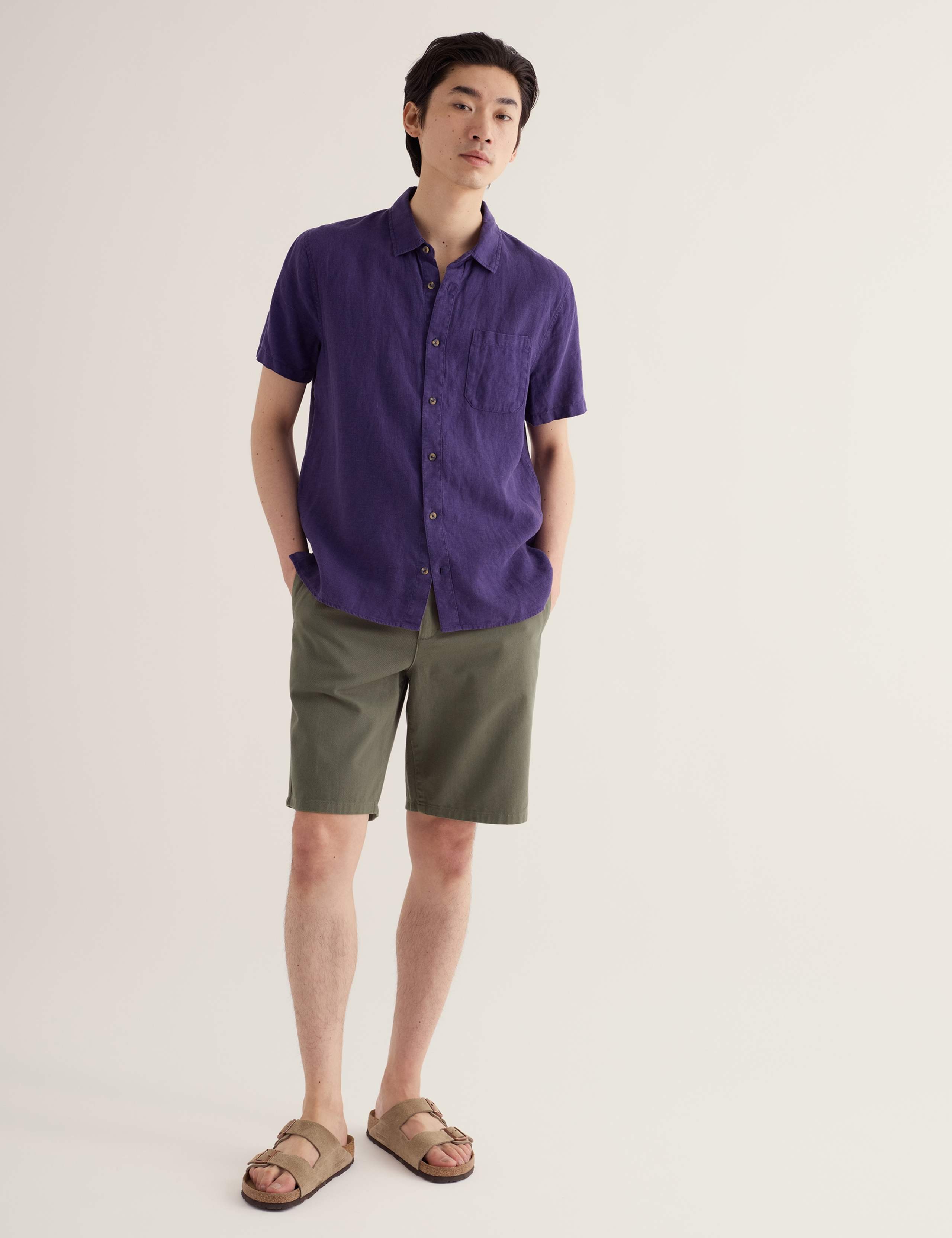 Relaxed Fit Pure Linen Shirt 1 of 5