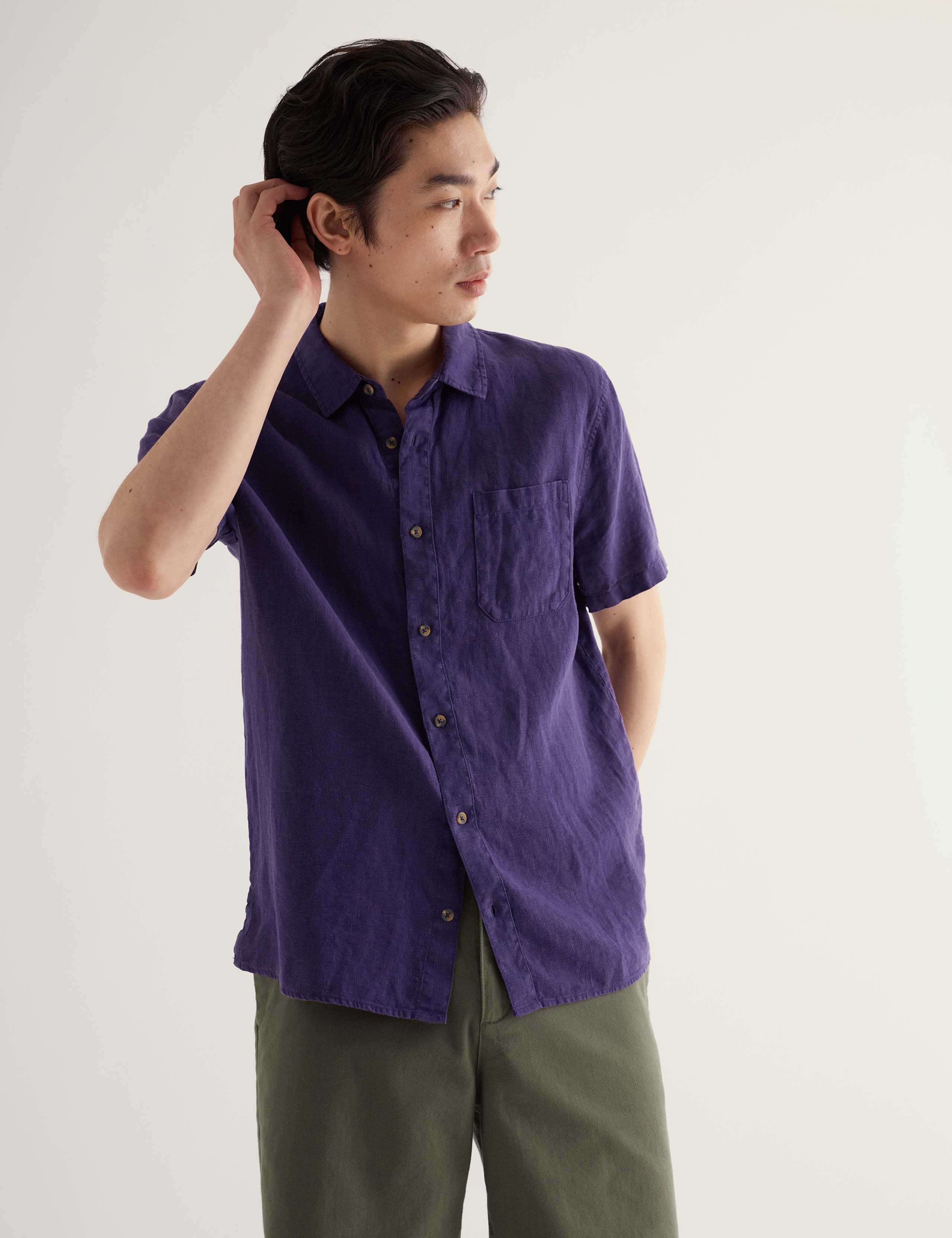 Relaxed Fit Pure Linen Shirt 3 of 5