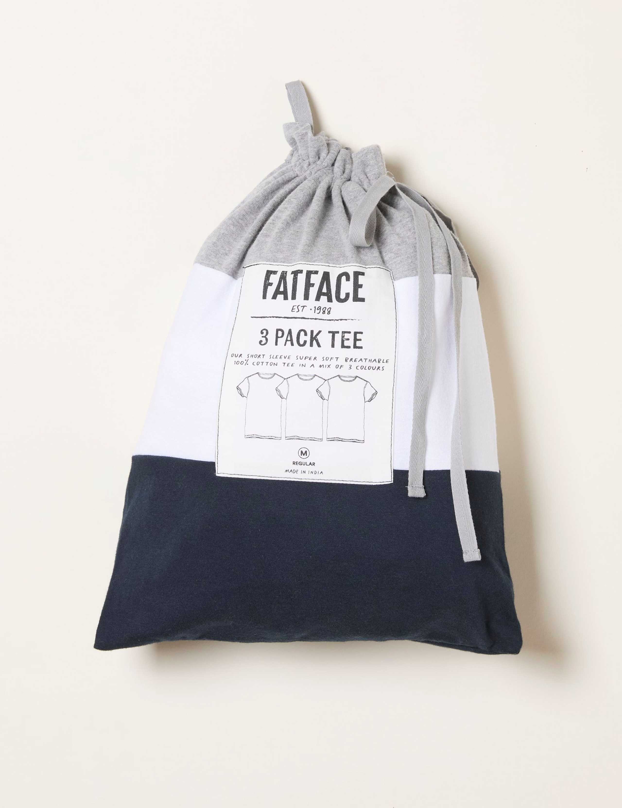 3 Pack Pure Cotton T-Shirts 8 of 8