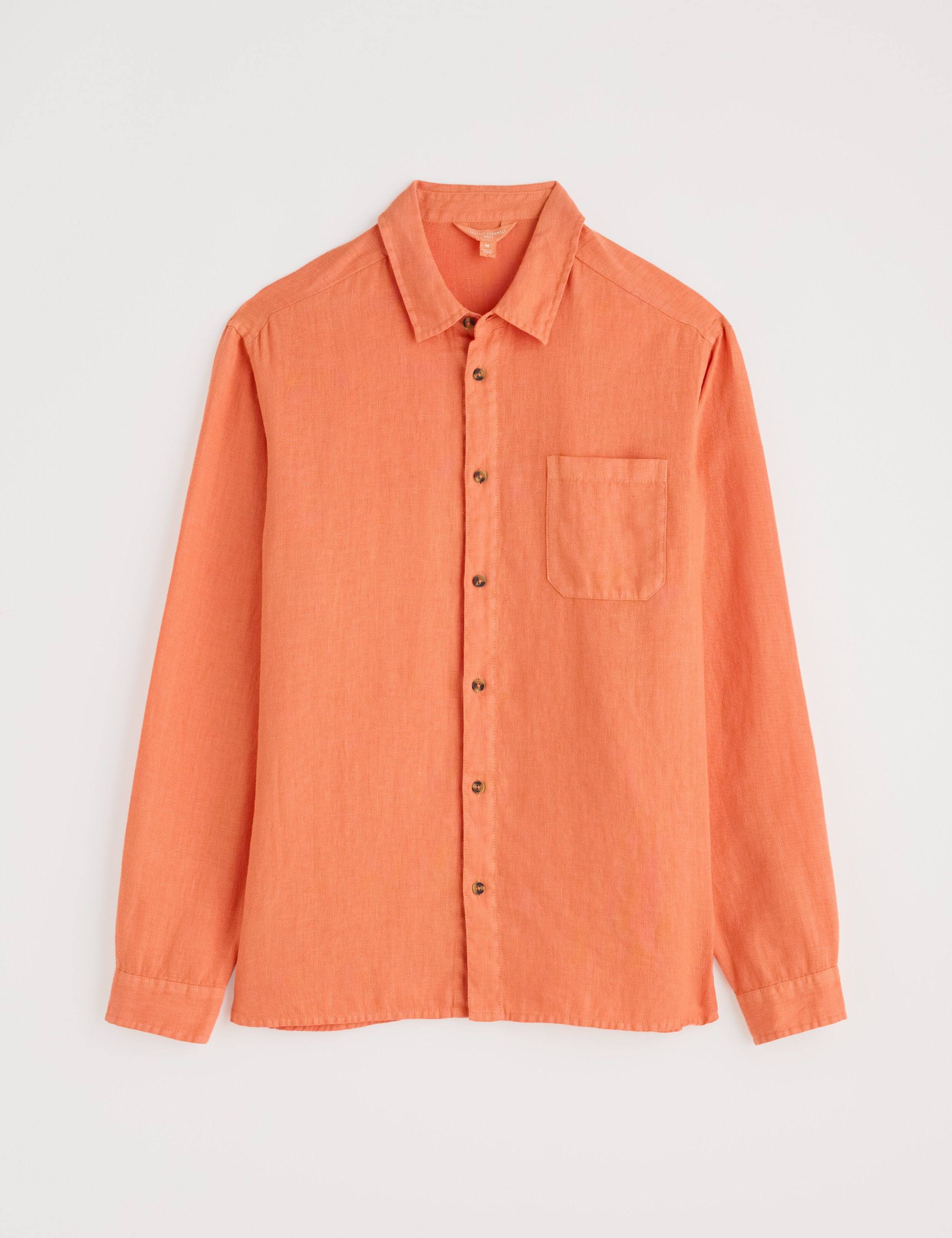 Regular Fit Pure Linen Shirt 2 of 4