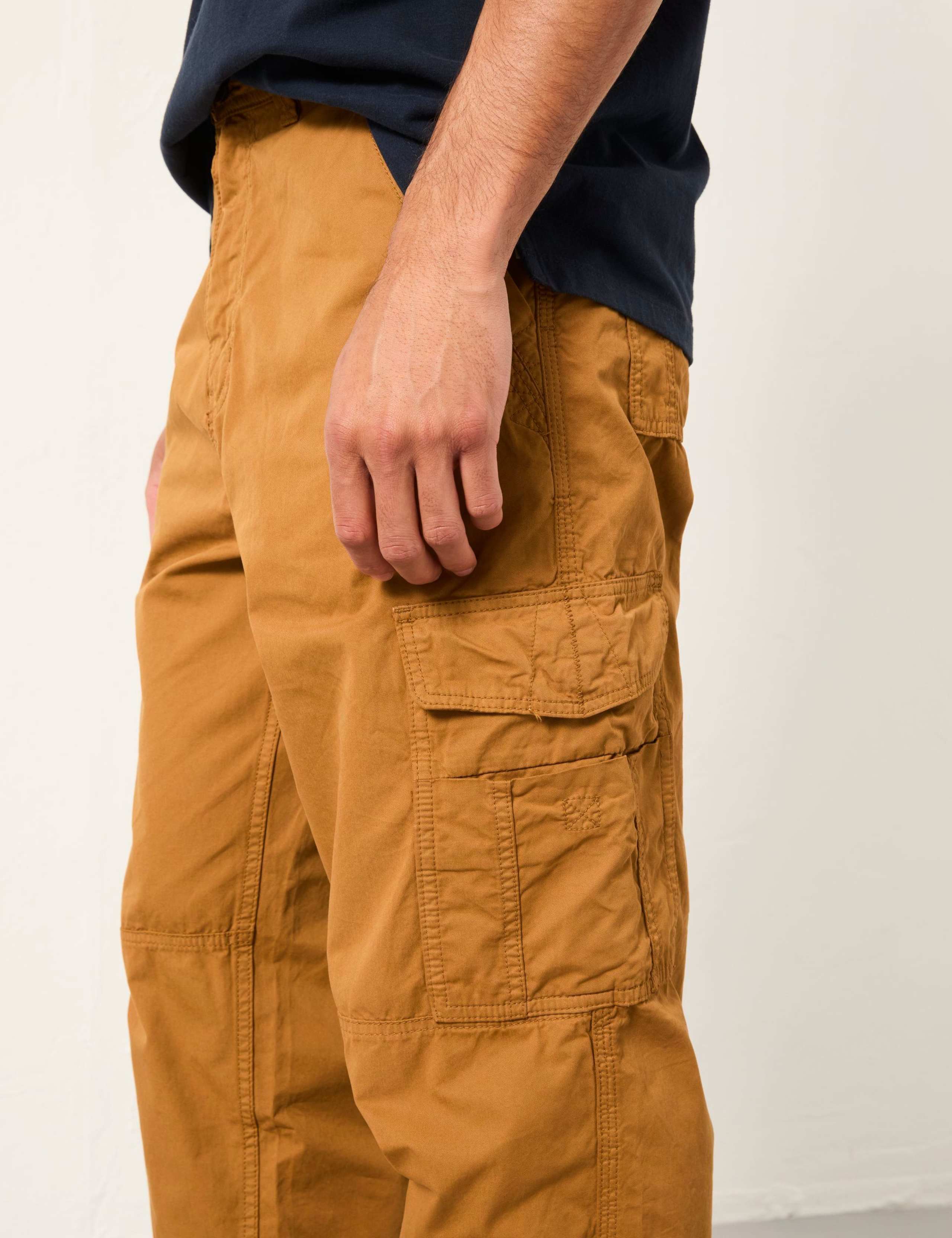 Relaxed Fit Pure Cotton Cargo Trousers 6 of 6