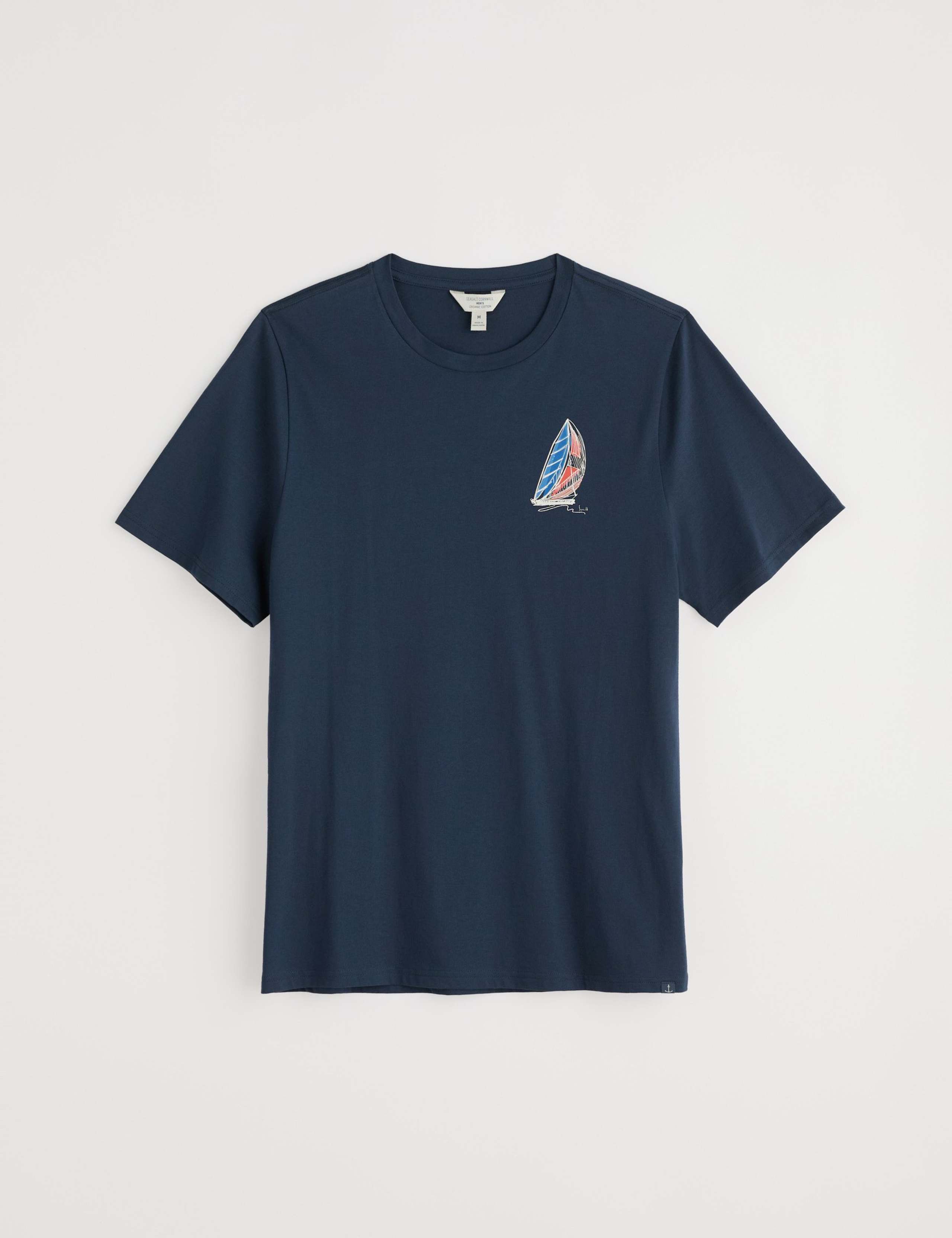 Pure Cotton Boat Graphic T-Shirt 2 of 4