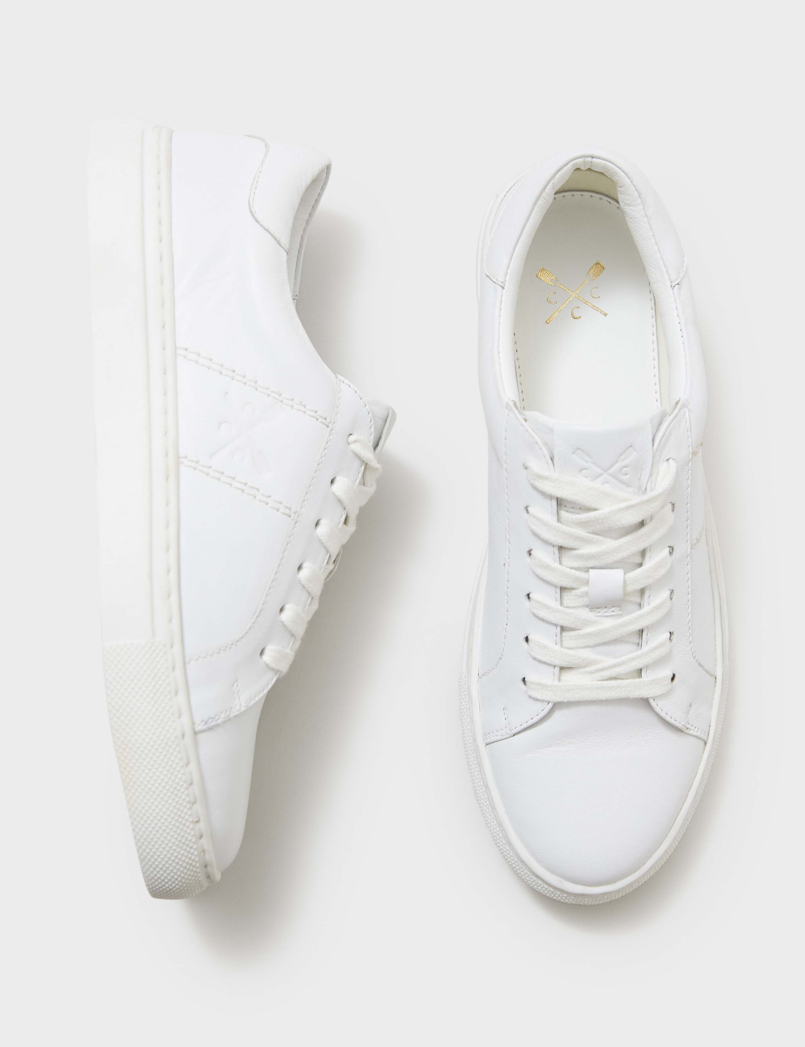 Leather Lace Up Trainers 4 of 5