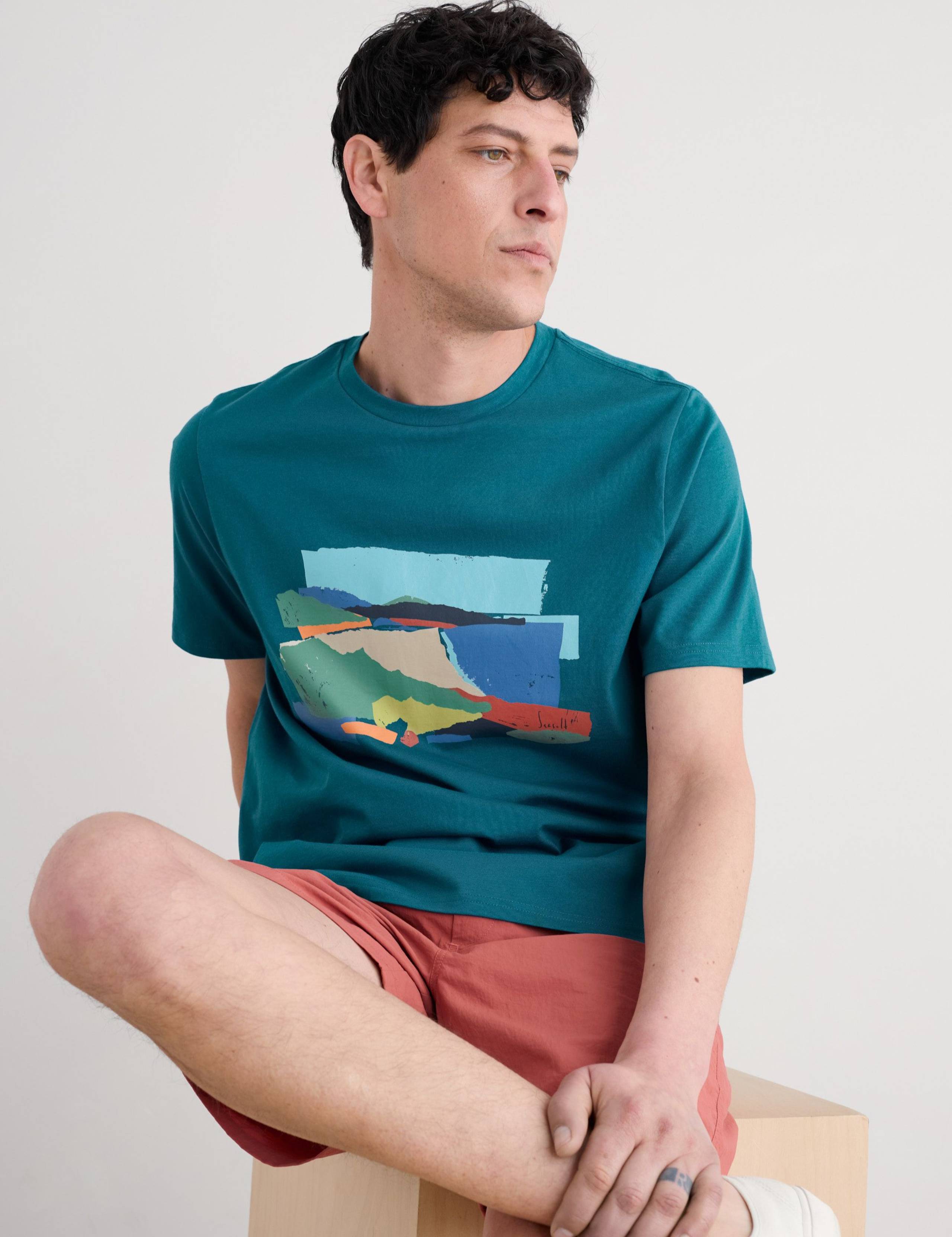 Pure Cotton Printed T-Shirt 3 of 4