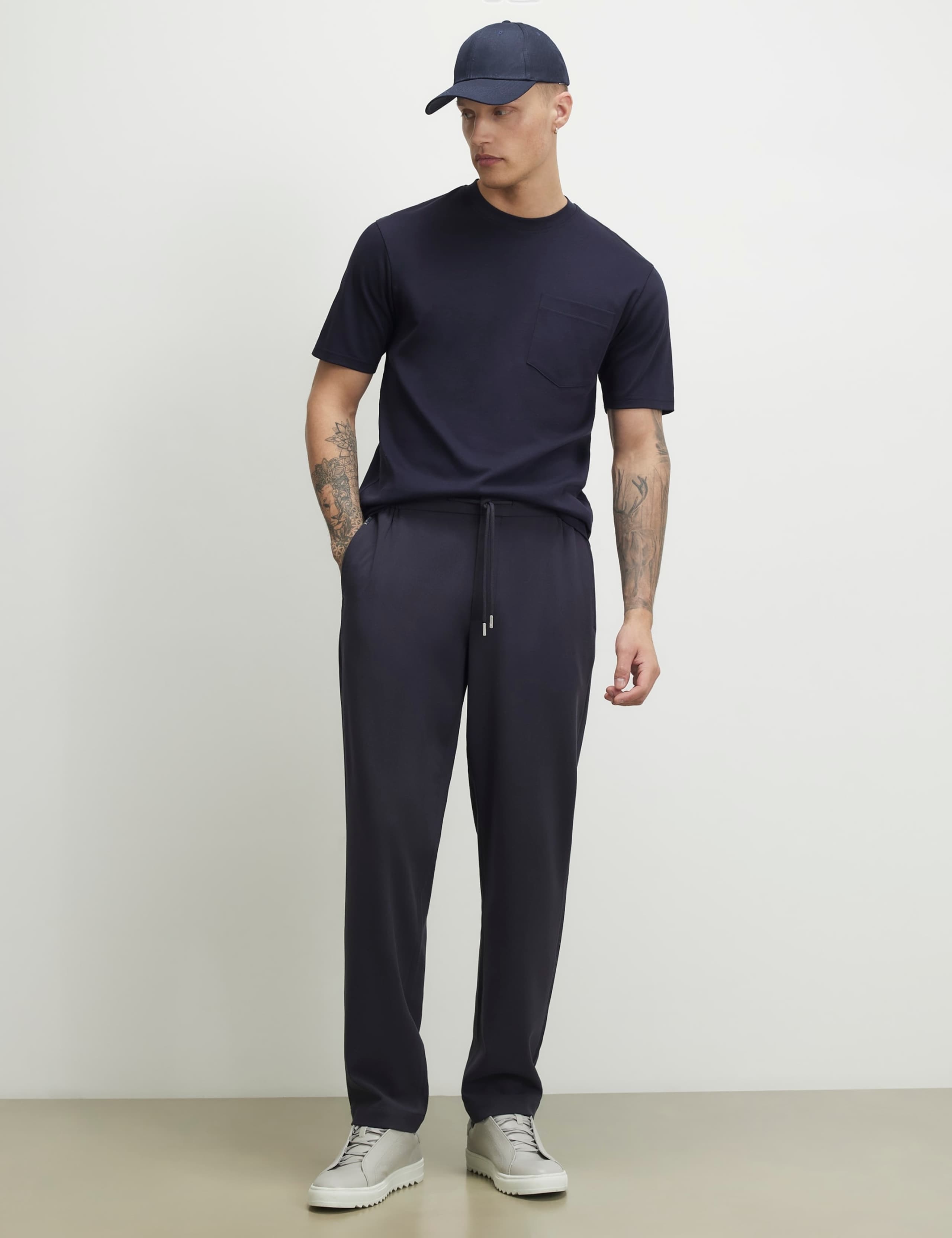 Elasticated Waist Slim Fit Joggers 2 of 6