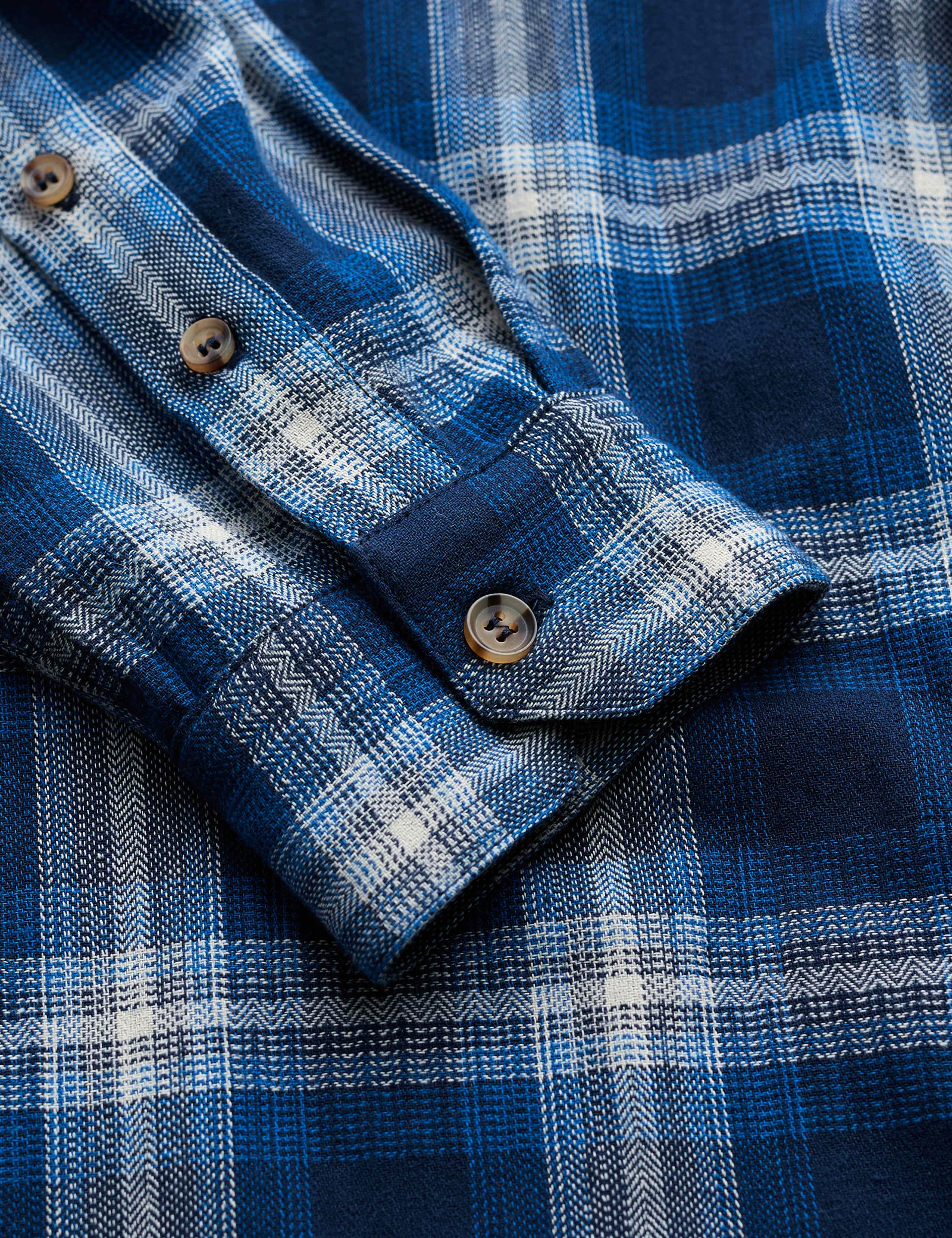 Regular Fit Brushed Cotton Checked Flannel 3 of 5