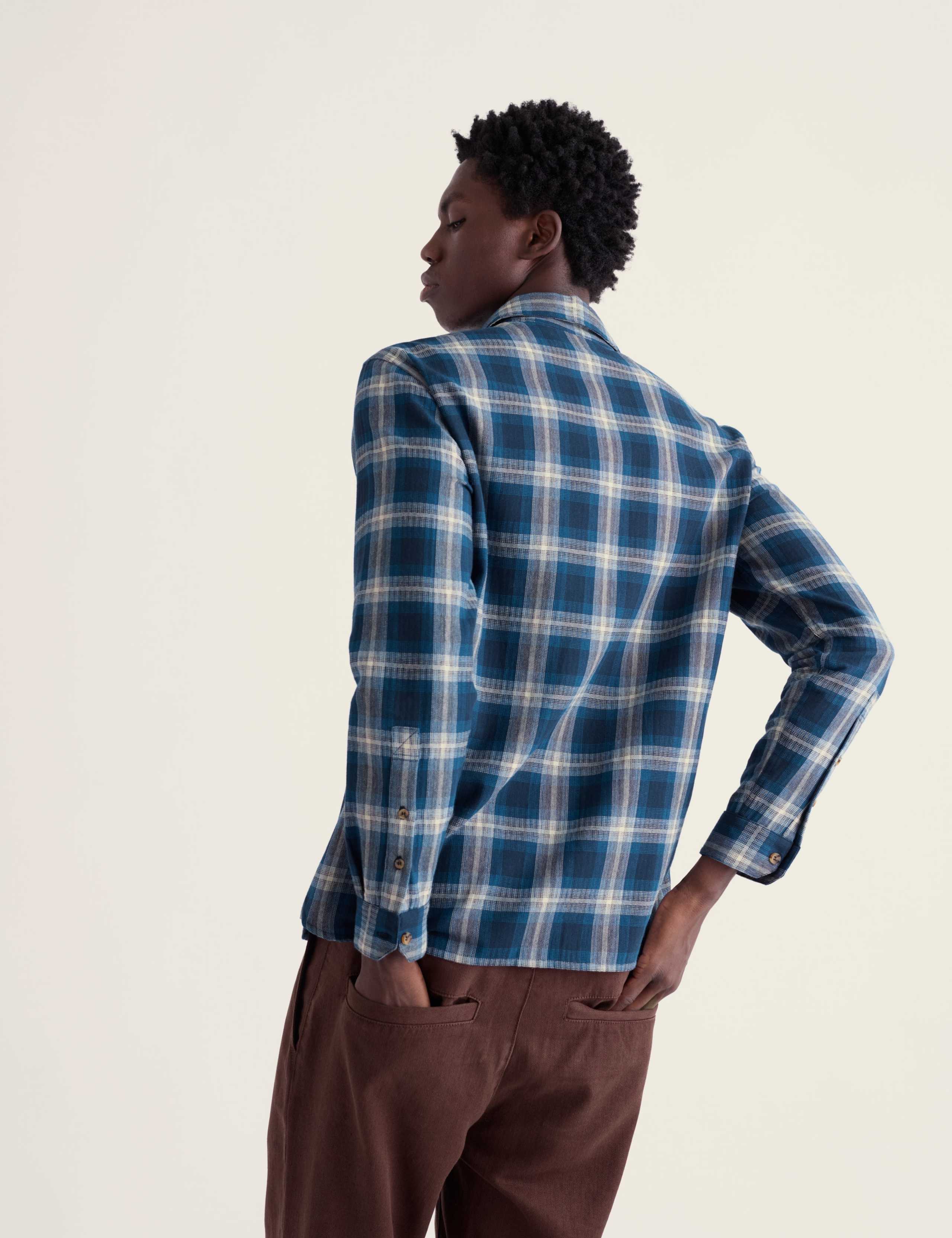 Regular Fit Brushed Cotton Checked Flannel 5 of 5