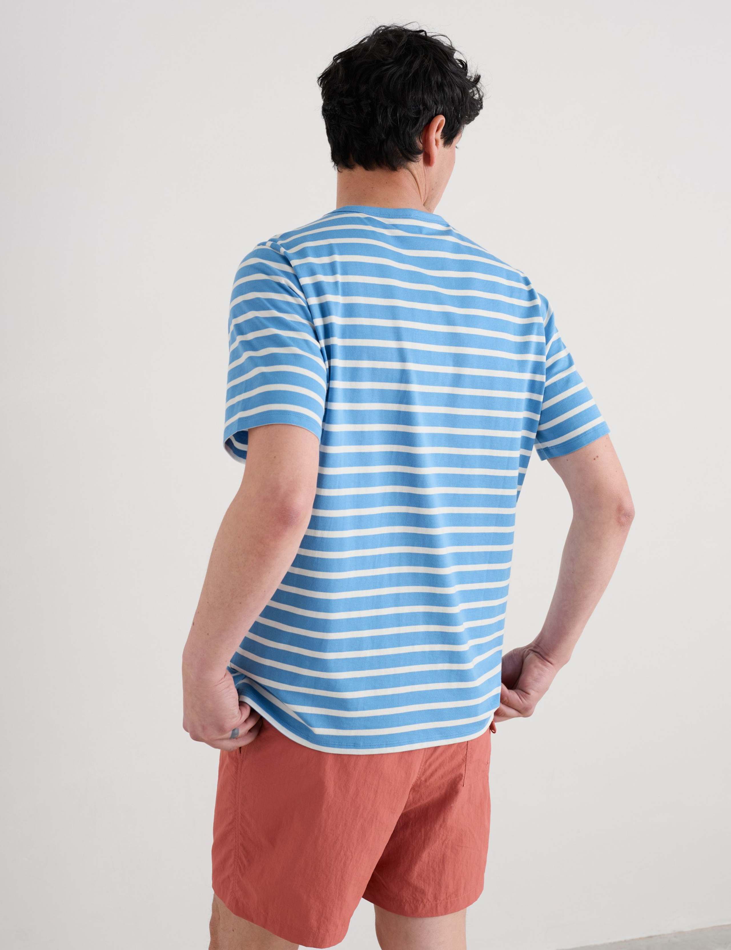 Pure Cotton Striped T-Shirt 4 of 4