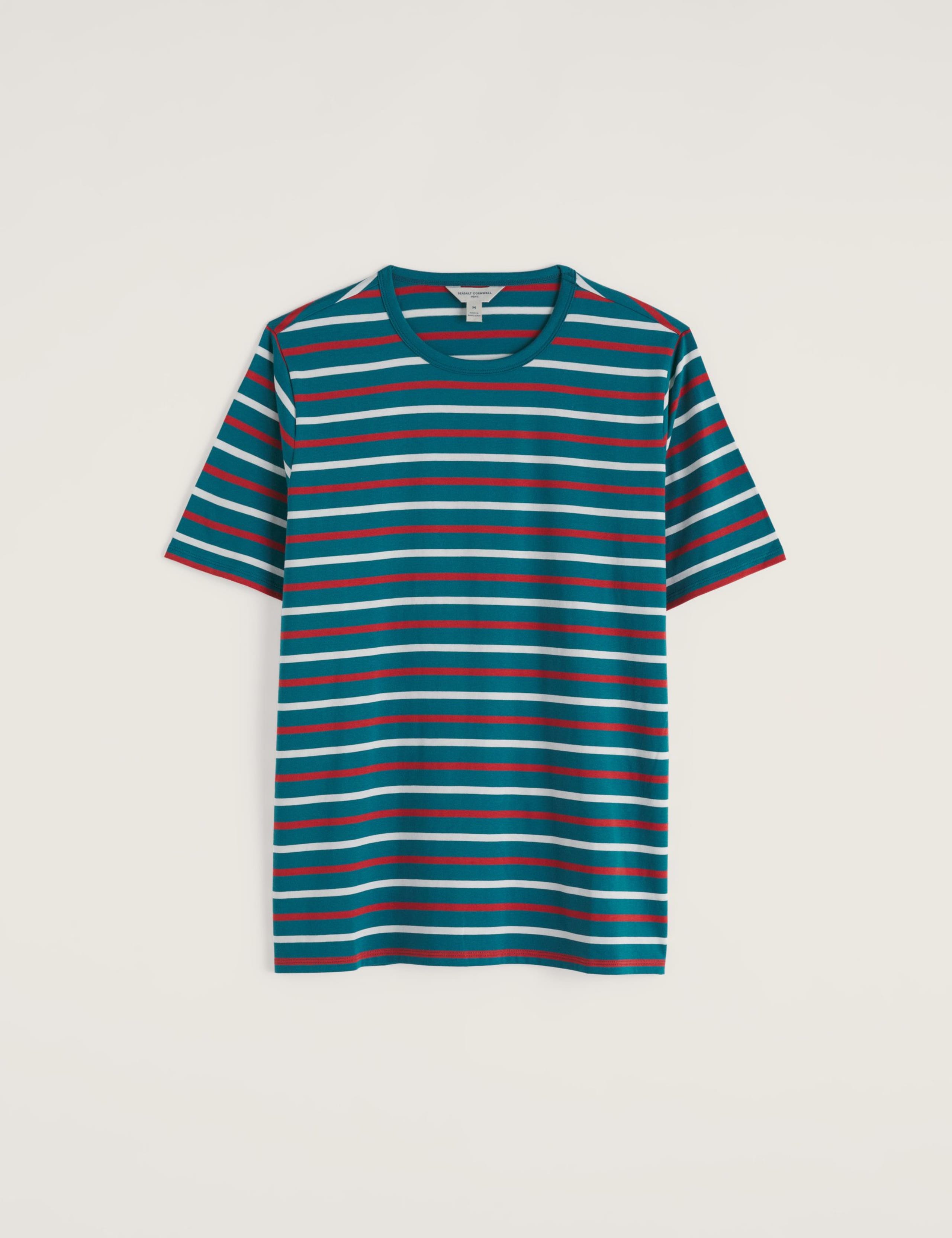 Pure Cotton Striped T-Shirt 2 of 5