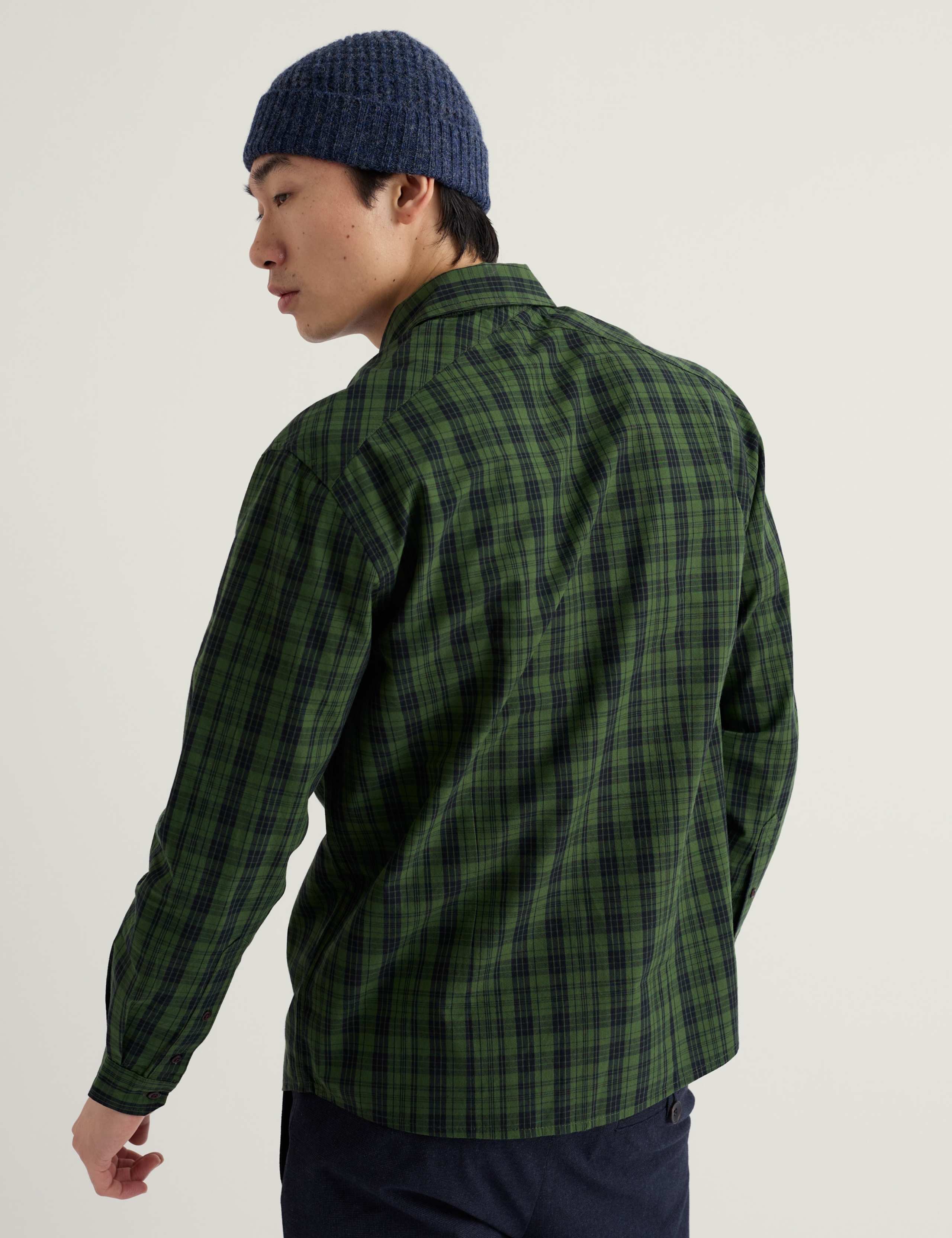Regular Fit Pure Cotton Checked Collared Shirt 3 of 5