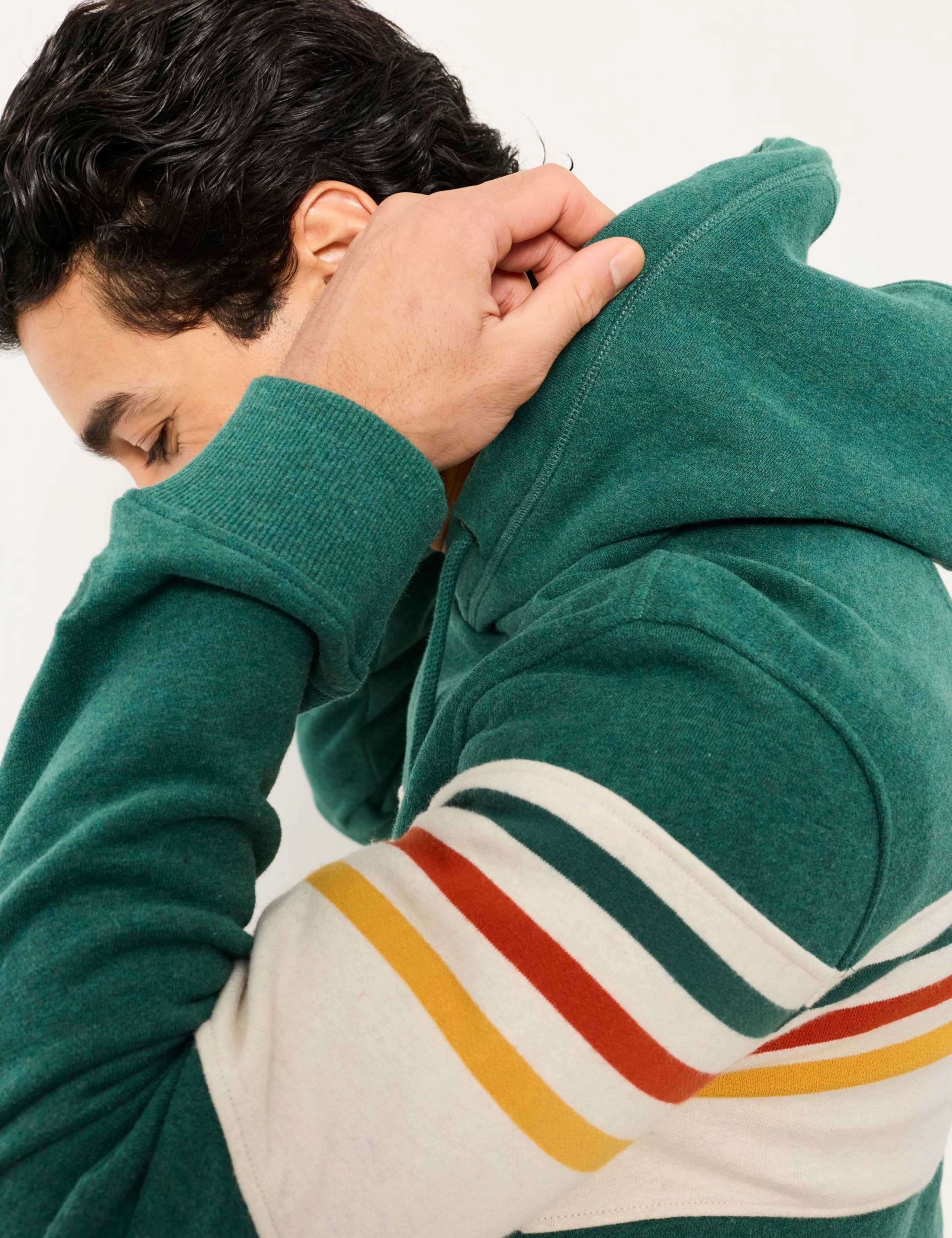 Pure Cotton Striped Hoodie 4 of 6