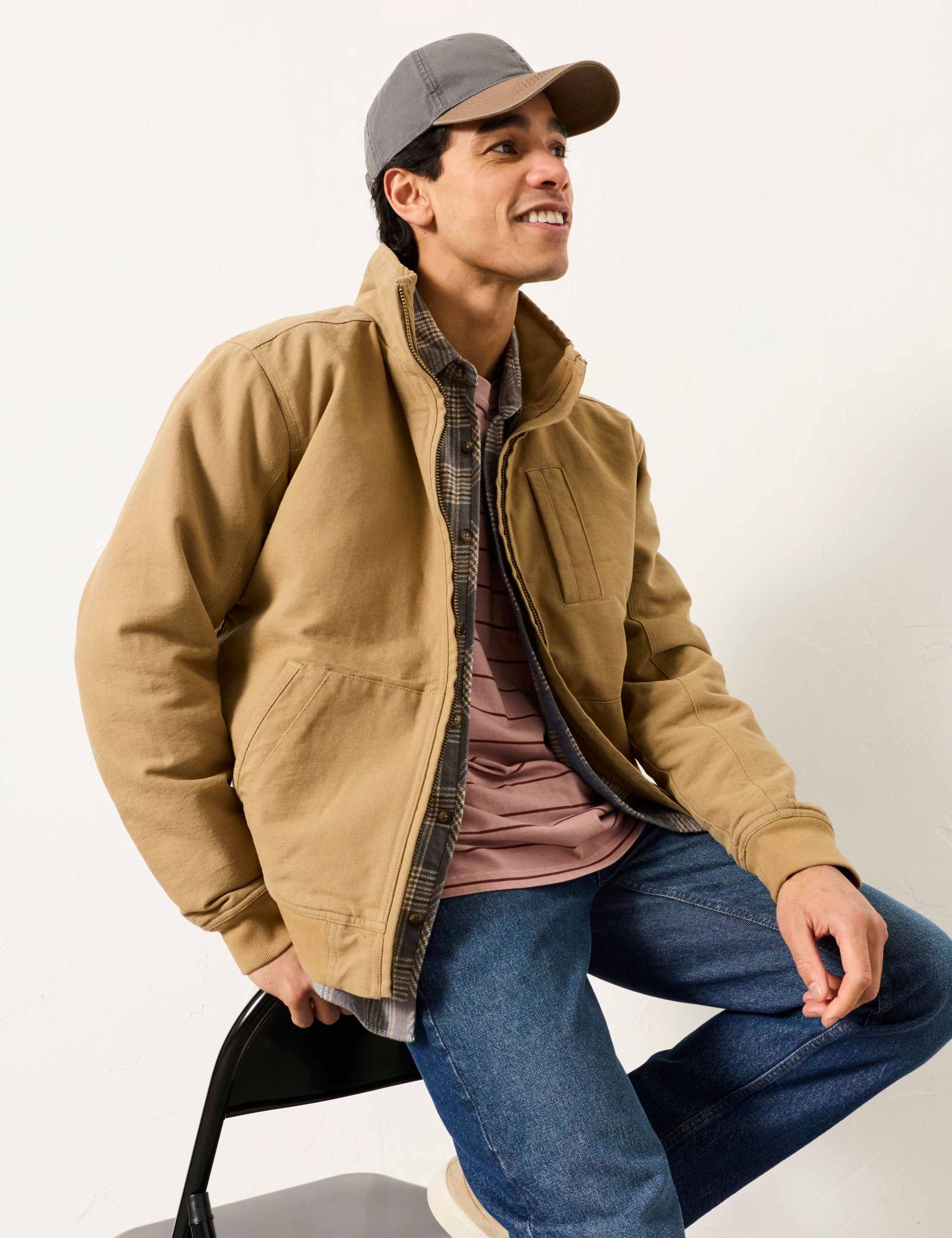 Canvas Padded Harrington Jacket 7 of 7