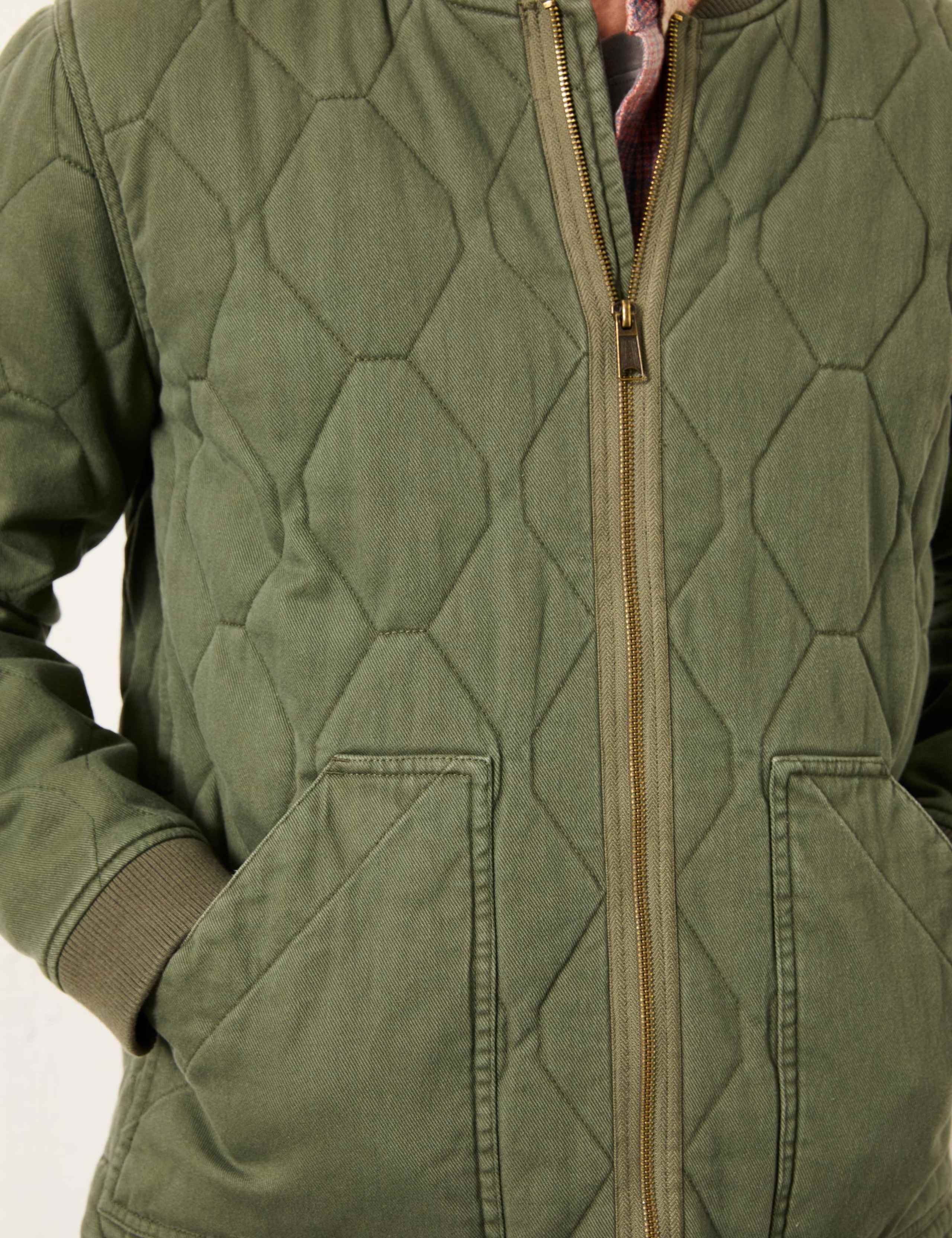 Pure Cotton Padded Quilted Jacket 5 of 6