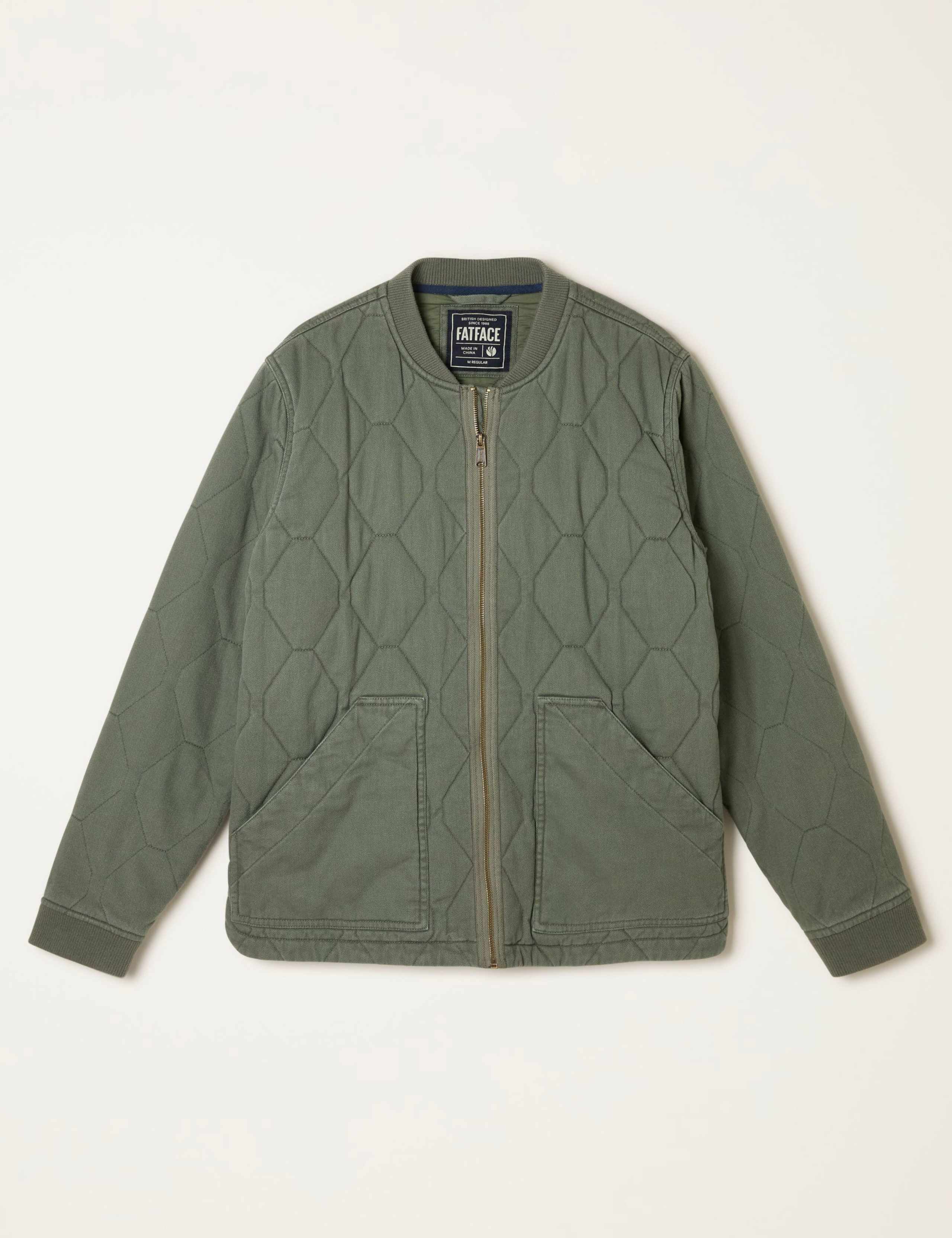 Pure Cotton Padded Quilted Jacket 2 of 6