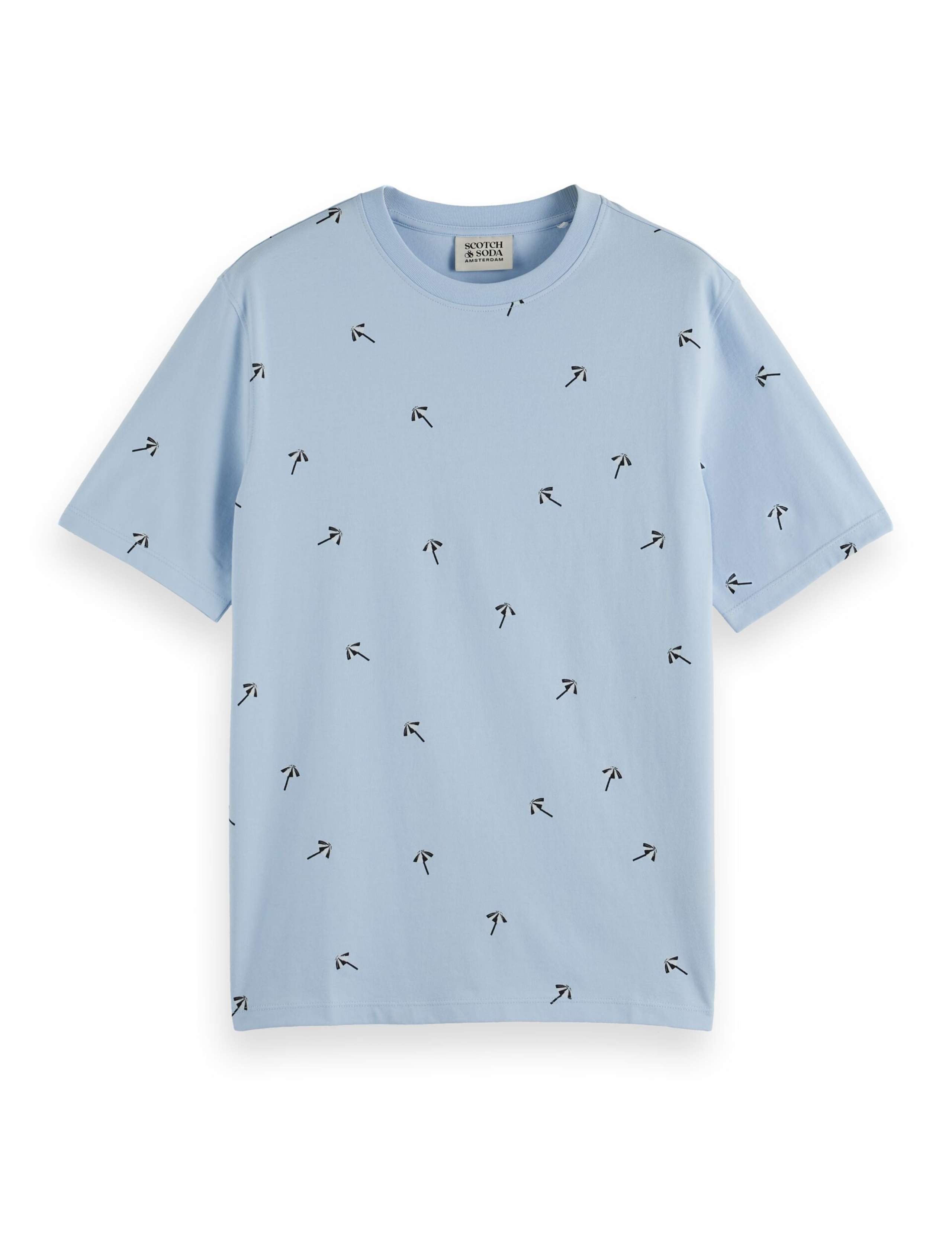 Pure Cotton Parasol Print Crew Neck T-Shirt 2 of 6