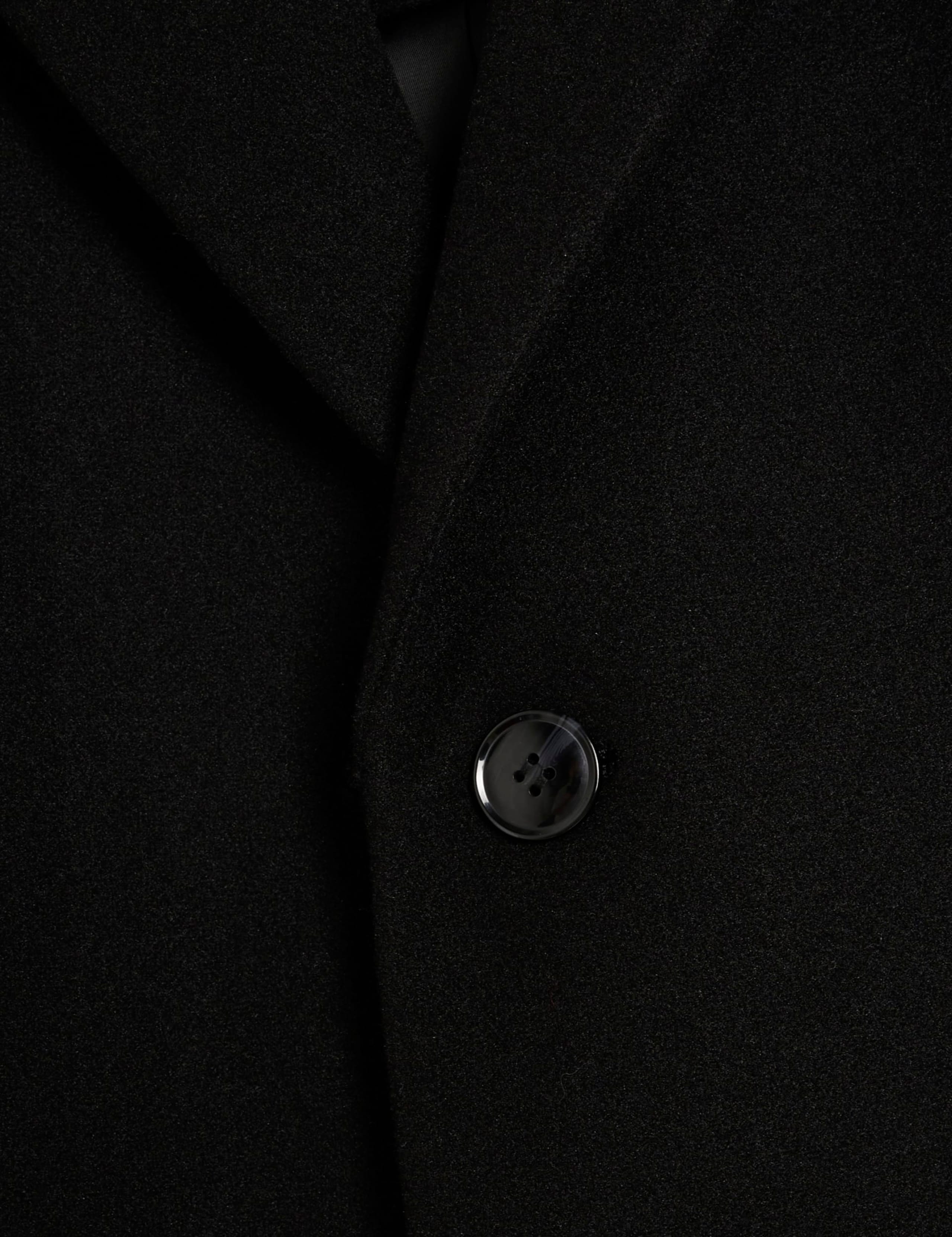 Faux Wool Single Breasted Overcoat 5 of 6