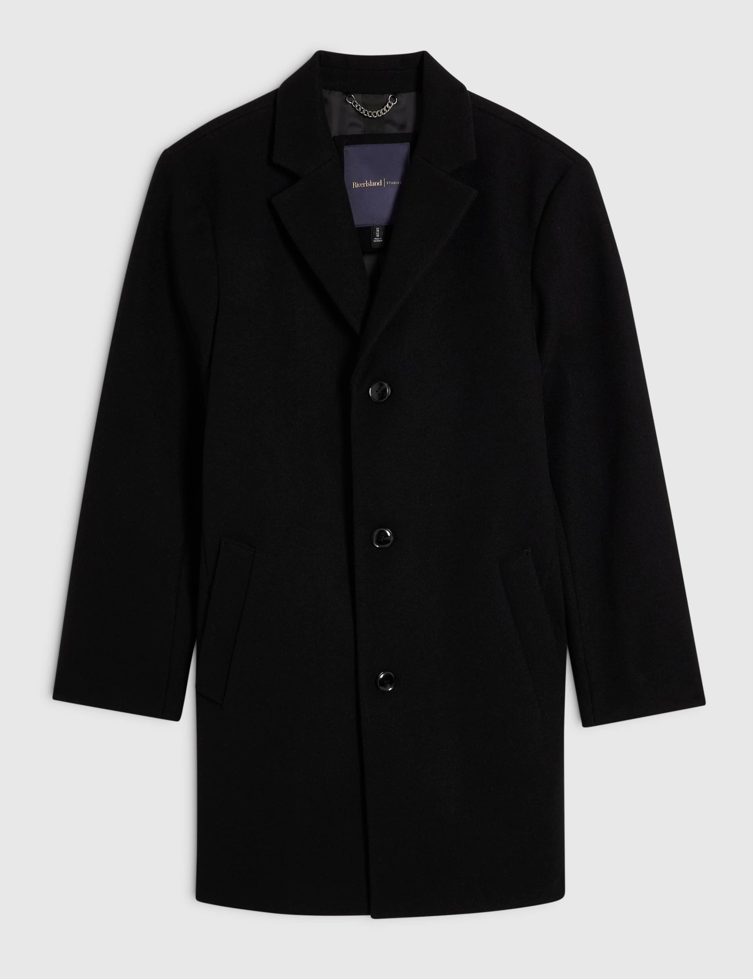Faux Wool Single Breasted Overcoat 6 of 6