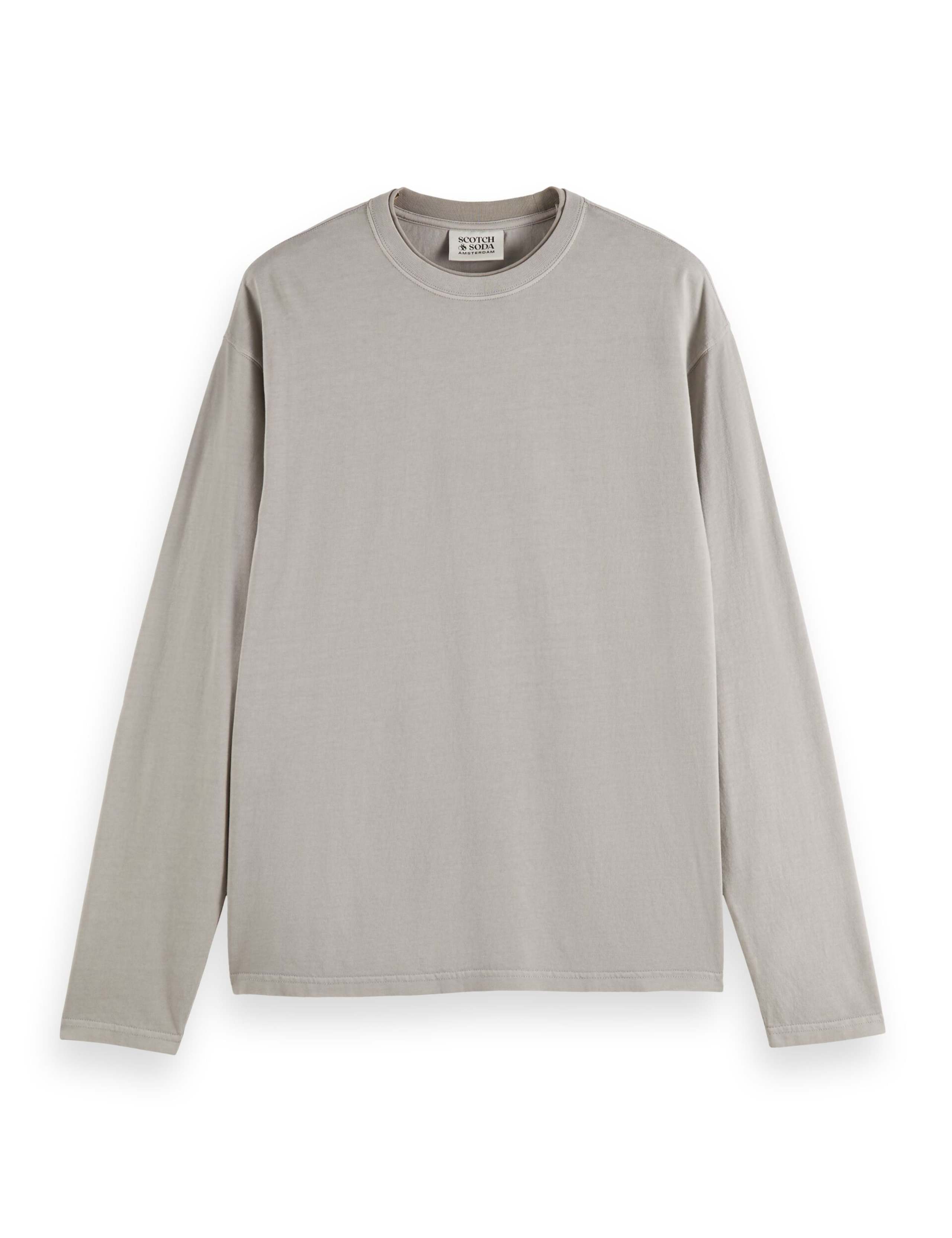 Pure Cotton Crew Neck Long Sleeve T-Shirt 2 of 6