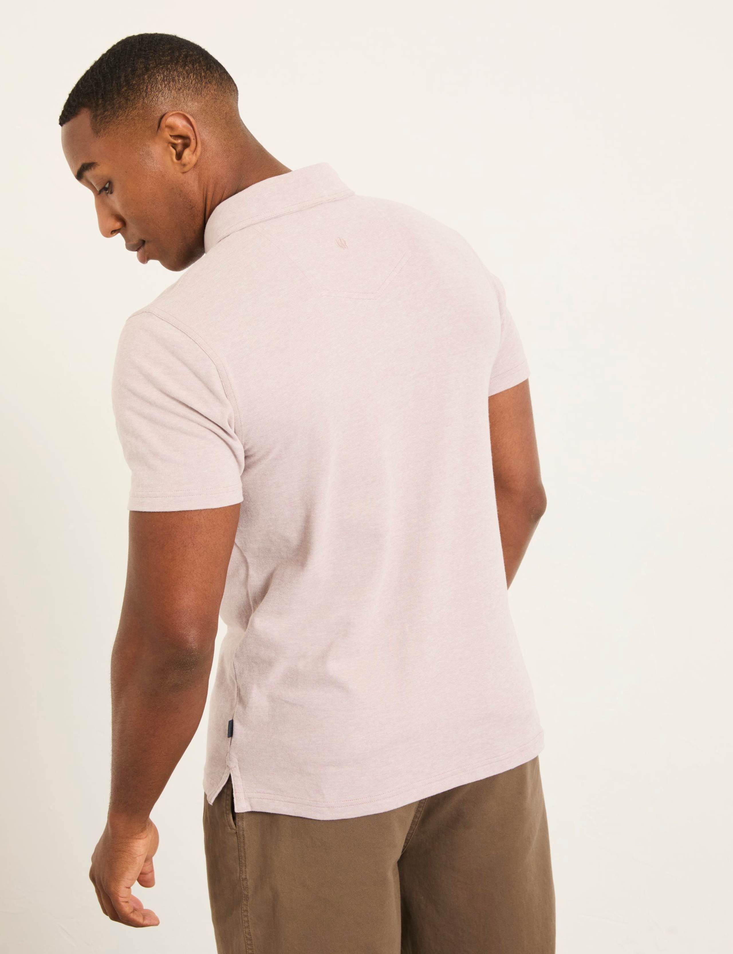 Pure Cotton Striped Polo Shirt 3 of 6