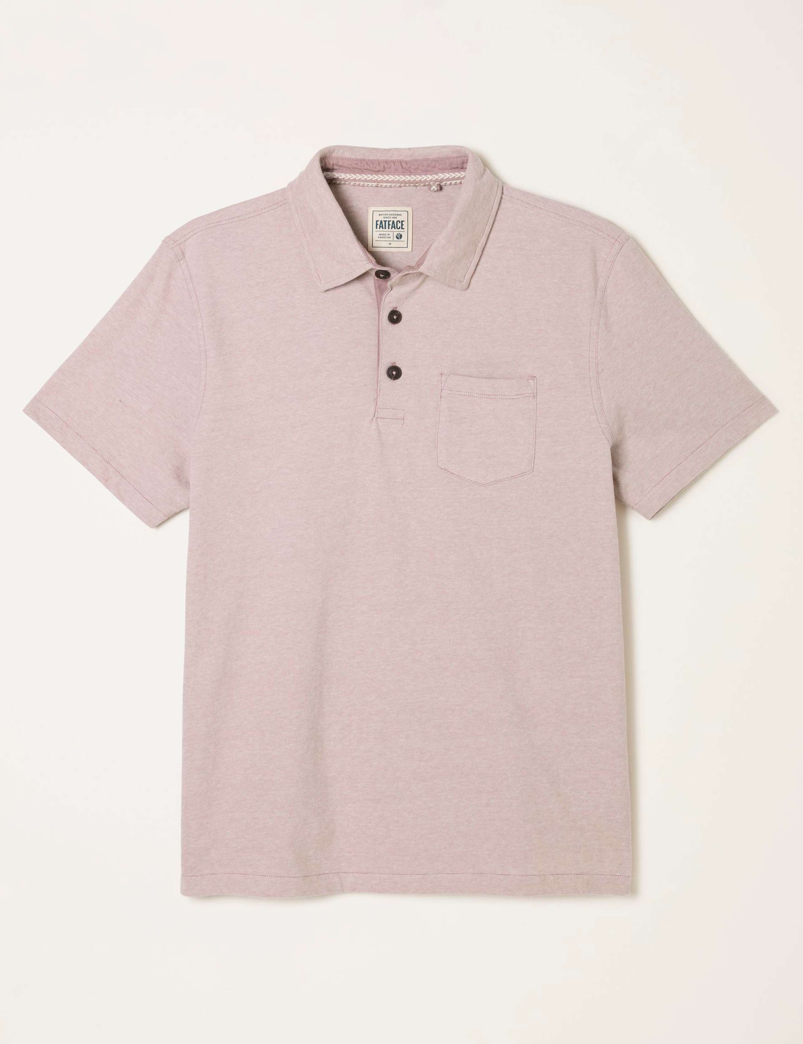 Pure Cotton Striped Polo Shirt 2 of 6