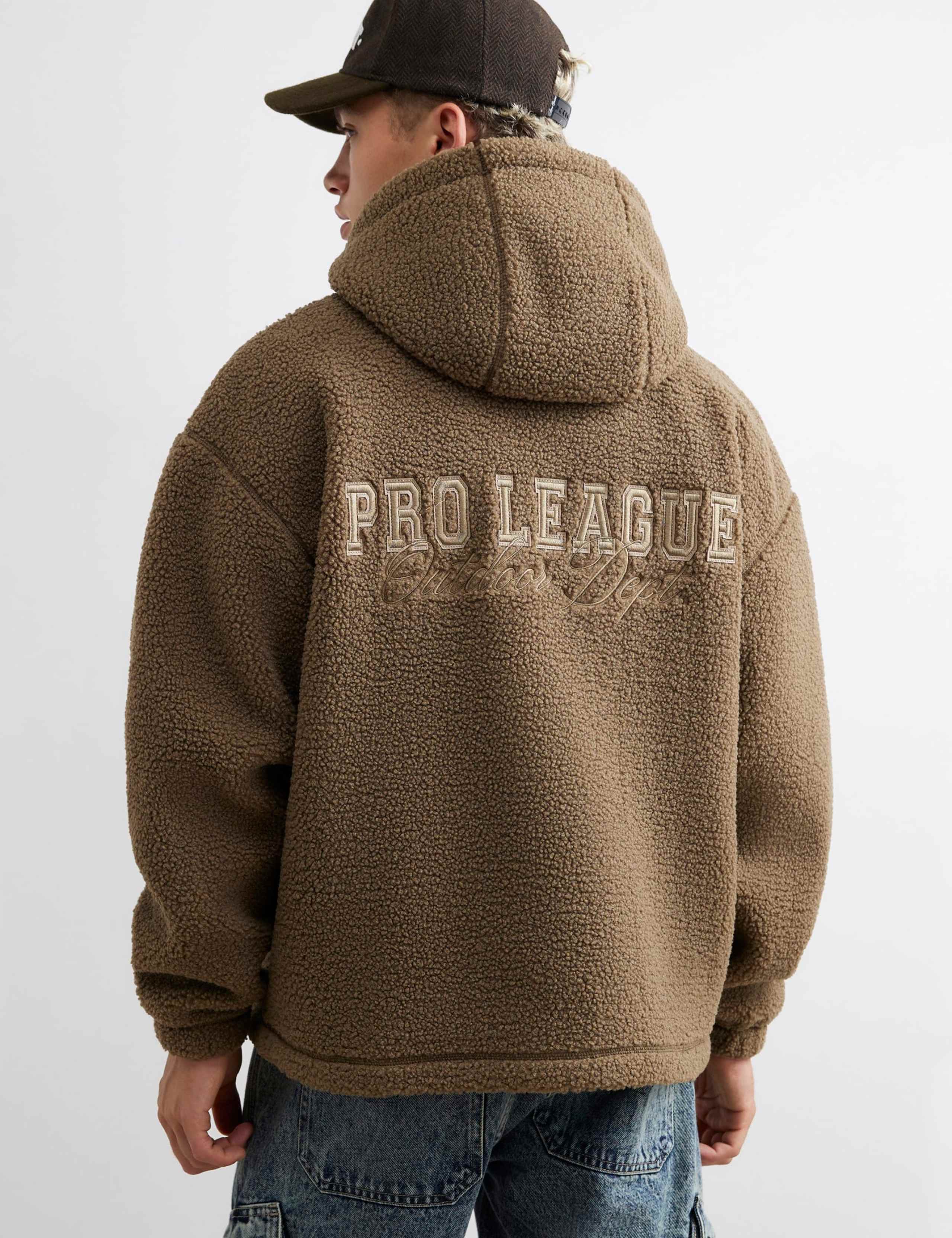 Textured Weave Hooded Neck Knitted Hoodie 4 of 6