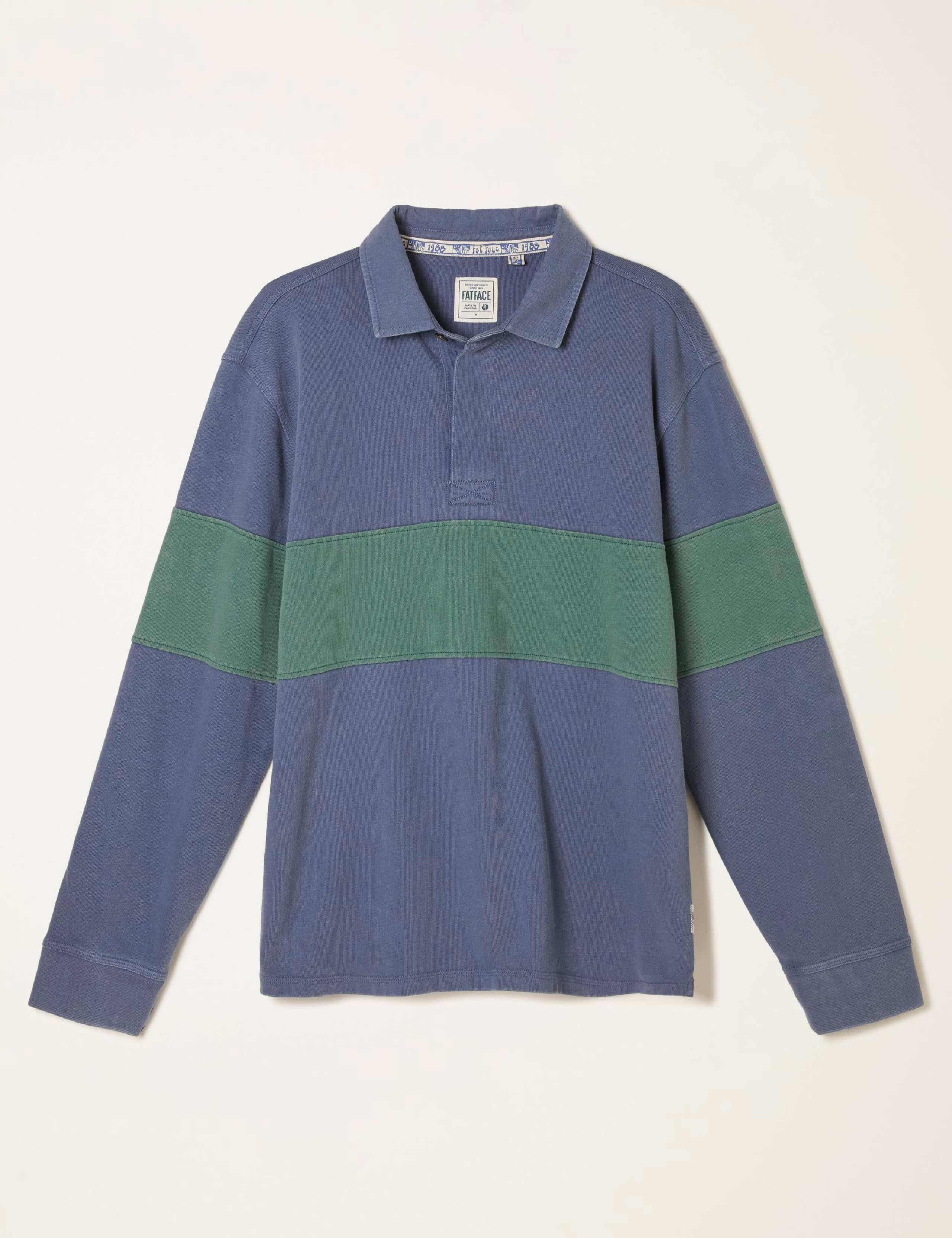 Pure Cotton Striped Rugby Shirt 2 of 7