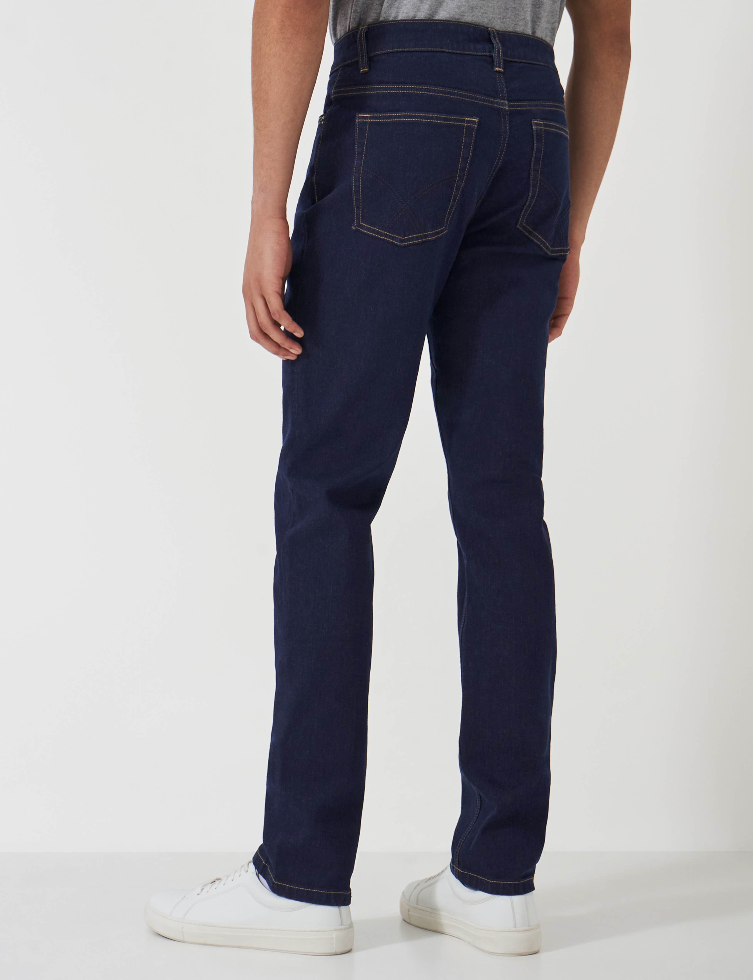 Straight Fit Denim 5 Pocket Jeans 4 of 6