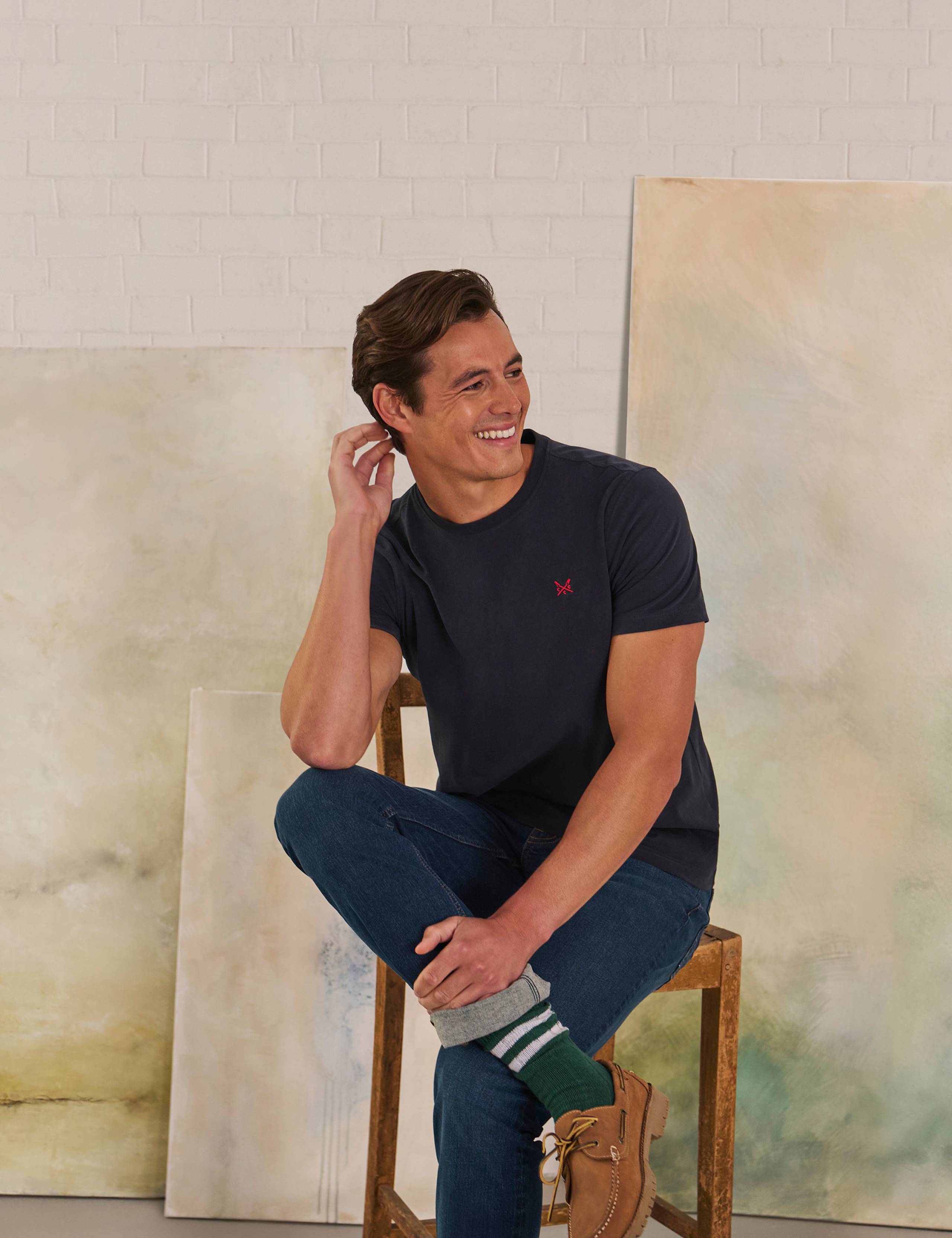 Straight Fit Denim 5 Pocket Jeans 6 of 6