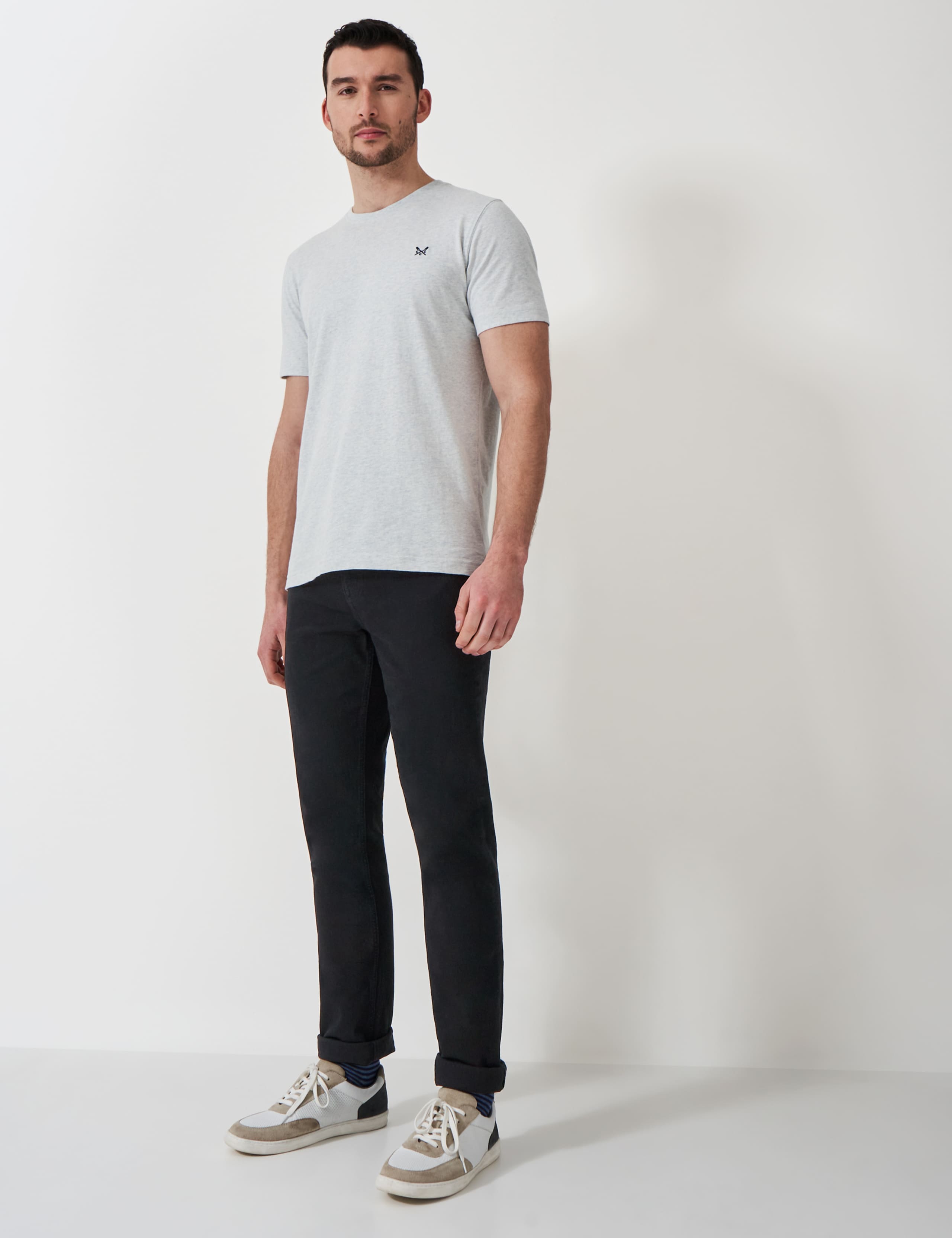 Straight Fit Denim 5 Pocket Jeans 1 of 5