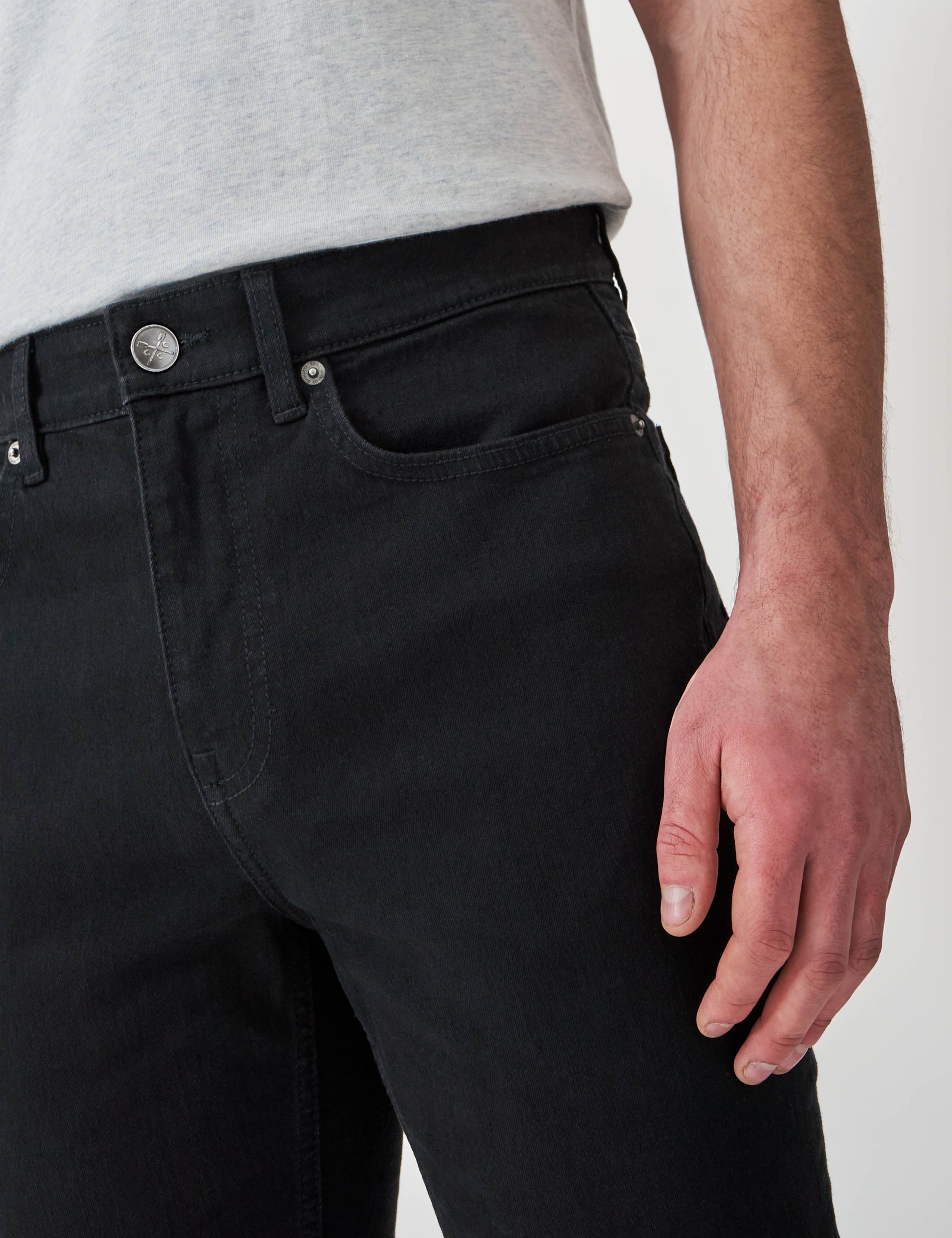 Straight Fit Denim 5 Pocket Jeans 5 of 5