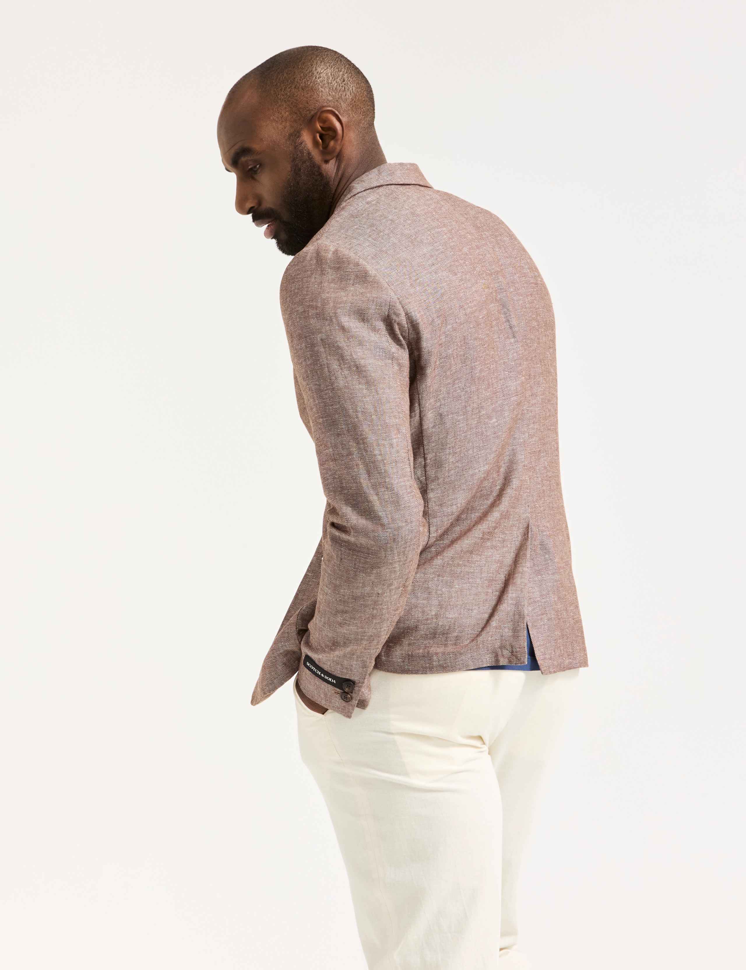 Linen and Cotton Blend Blazer 4 of 8