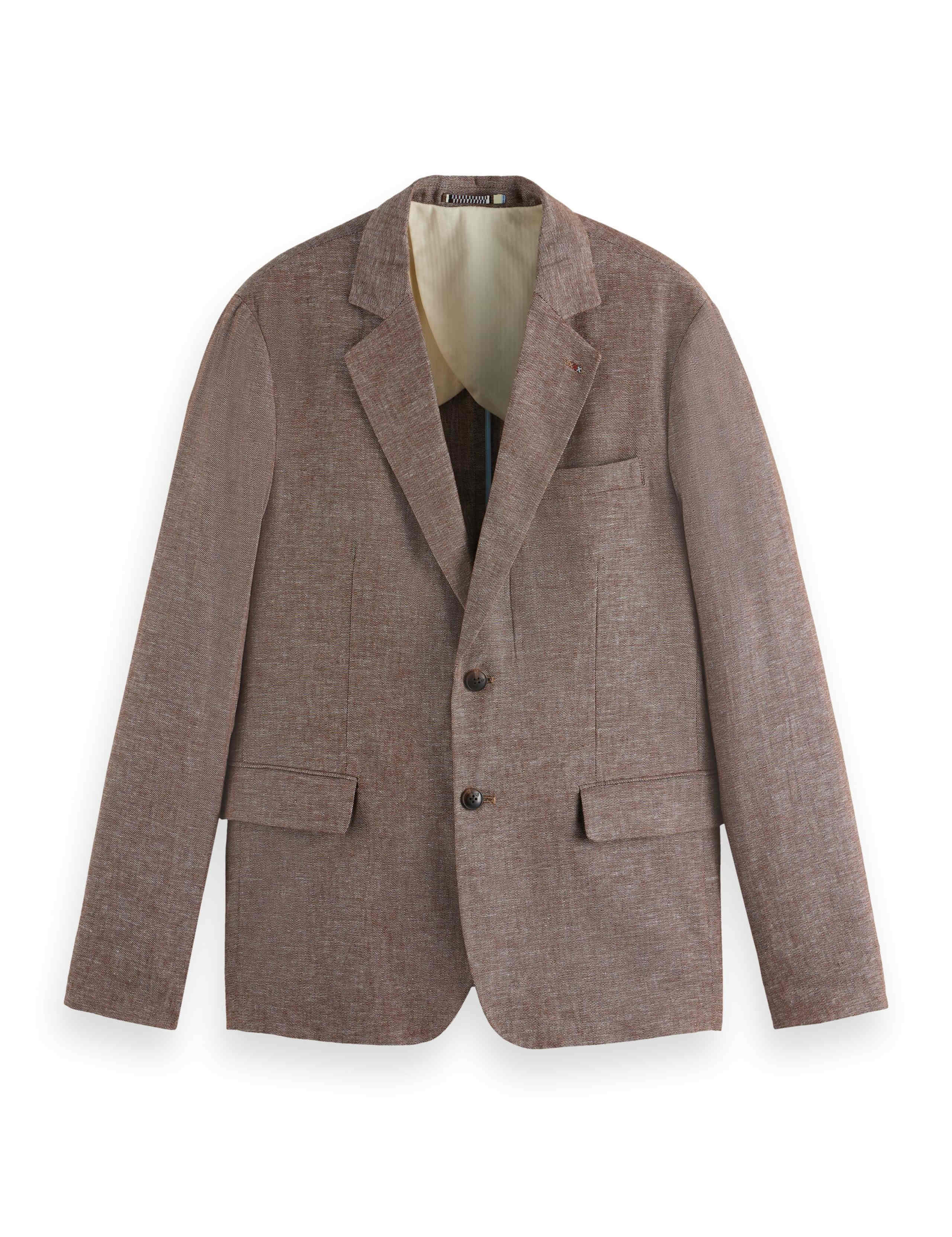 Linen and Cotton Blend Blazer 2 of 8