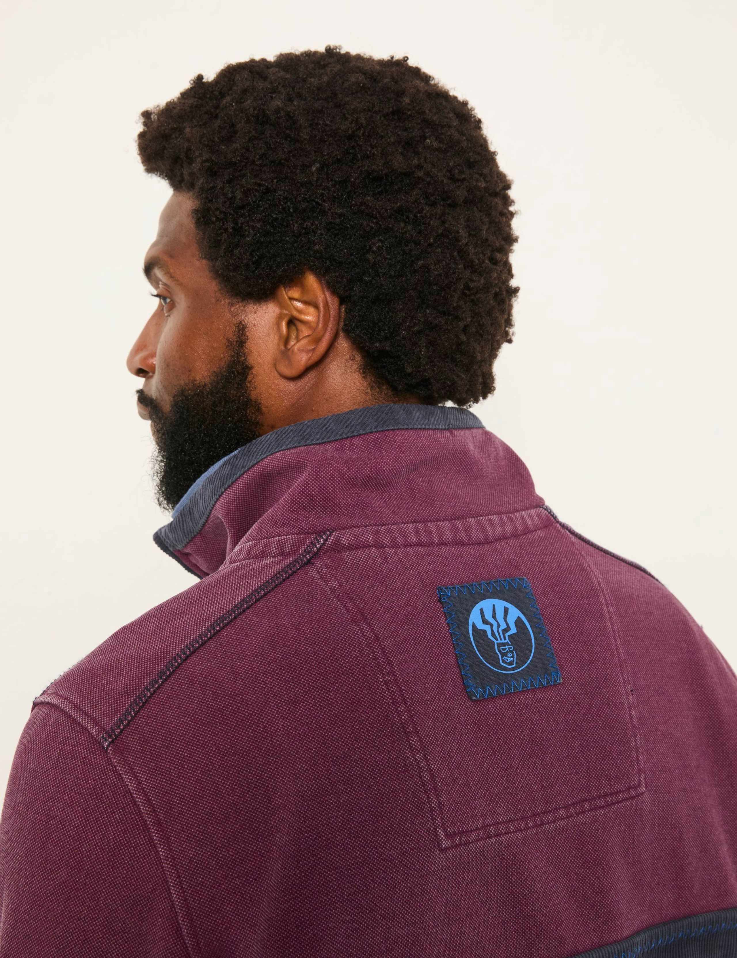 Pure Cotton Half Zip Sweatshirt 6 of 6