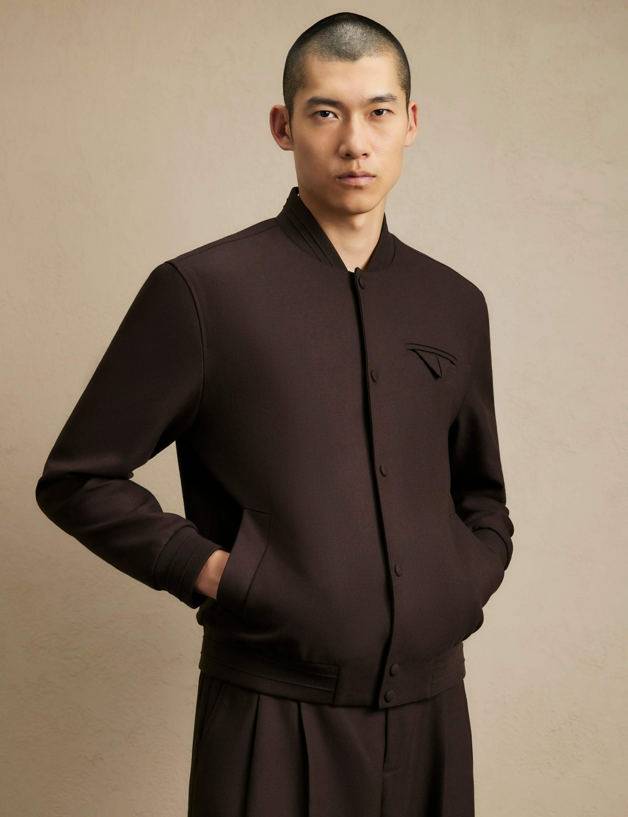 Smart Twill Bomber Jacket 1 of 6