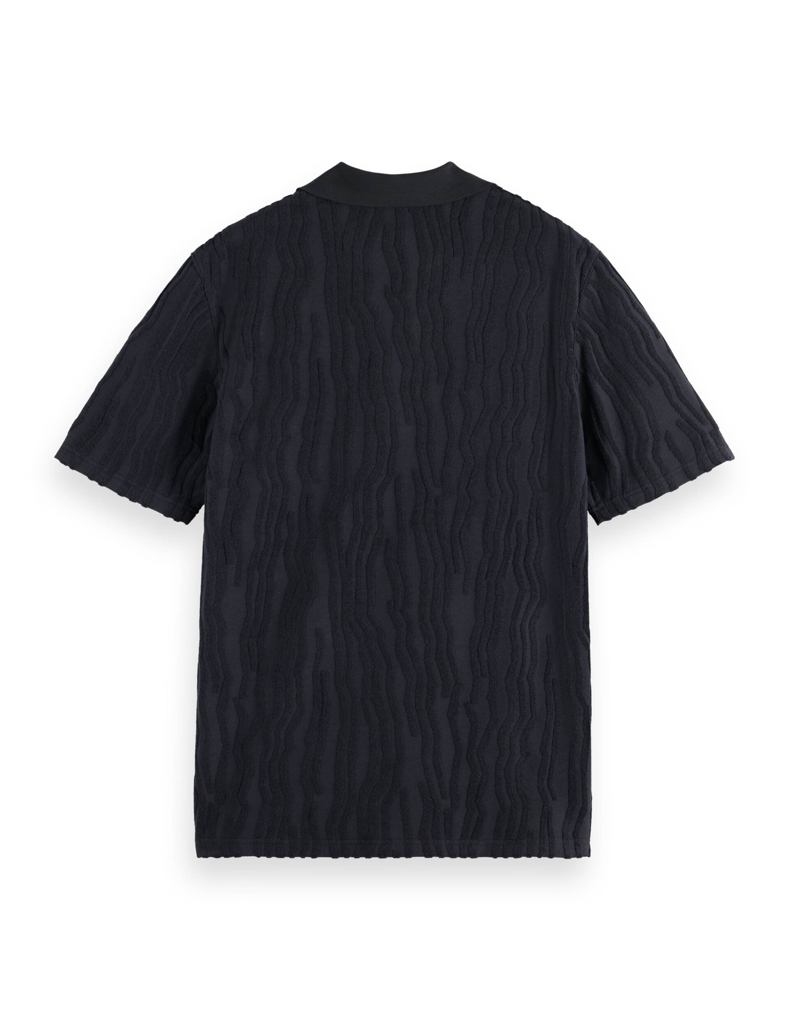 Cotton Rich Textured Jacquard Polo Shirt 7 of 7