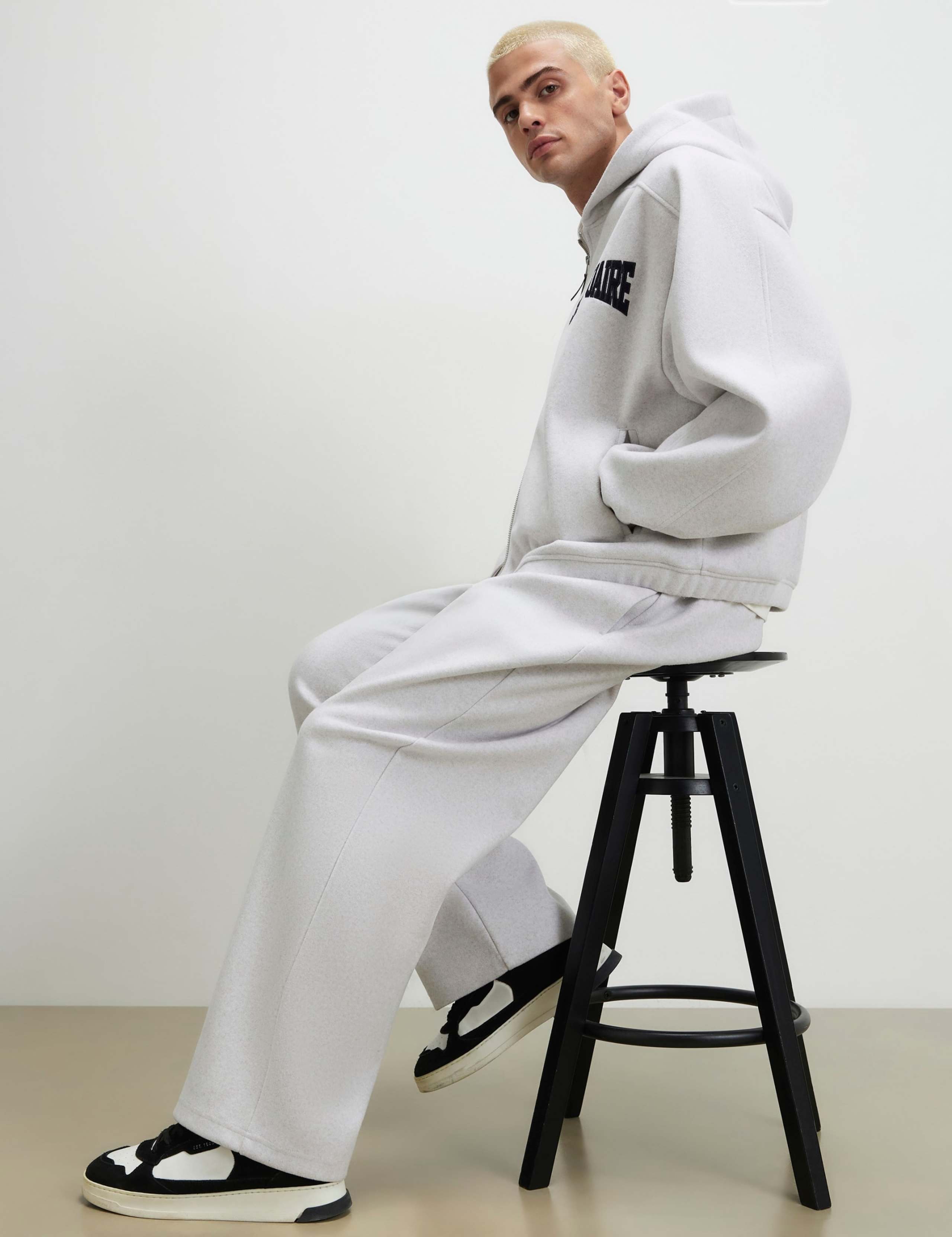 Embroidered Wide Leg Joggers 2 of 6