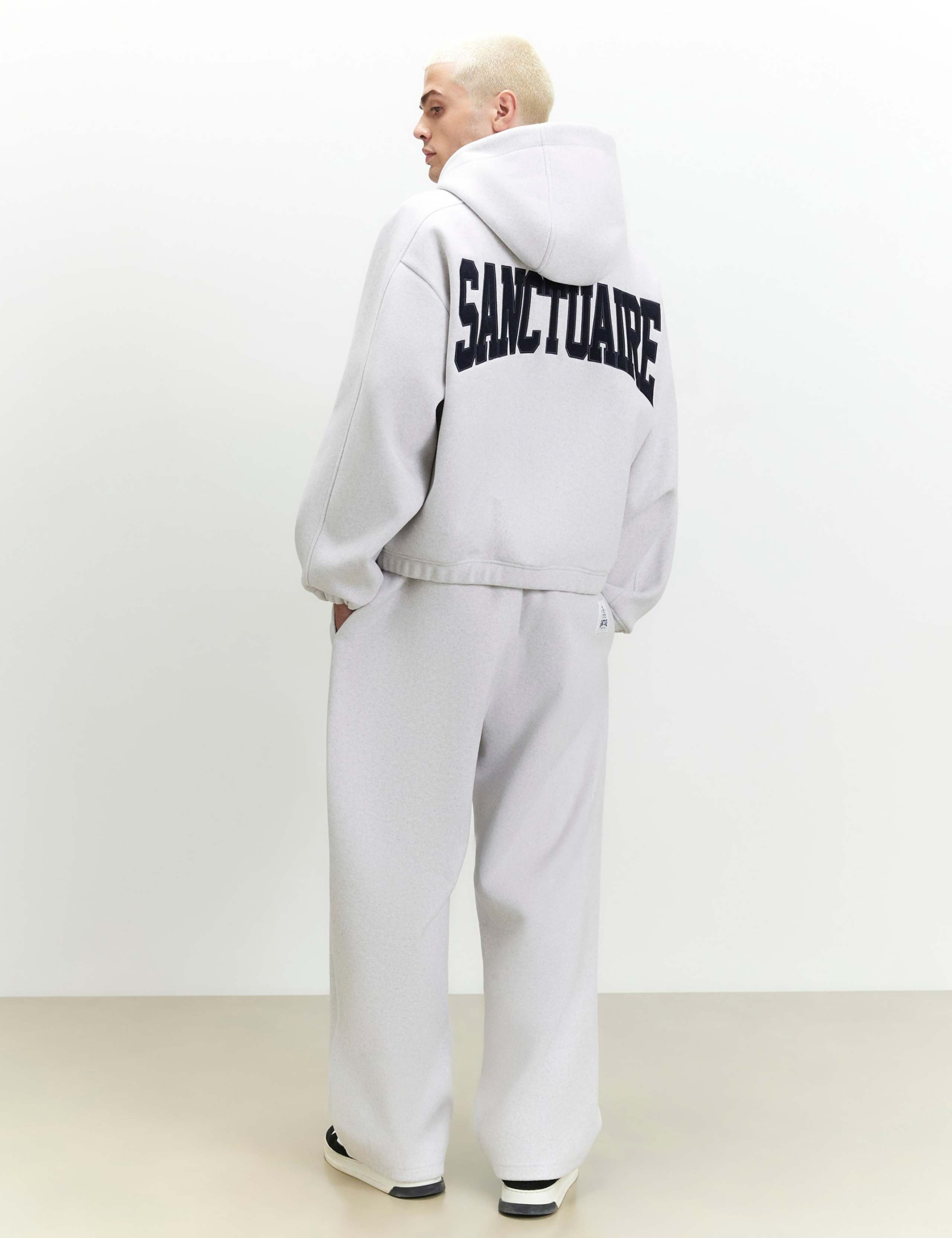 Embroidered Wide Leg Joggers 3 of 6