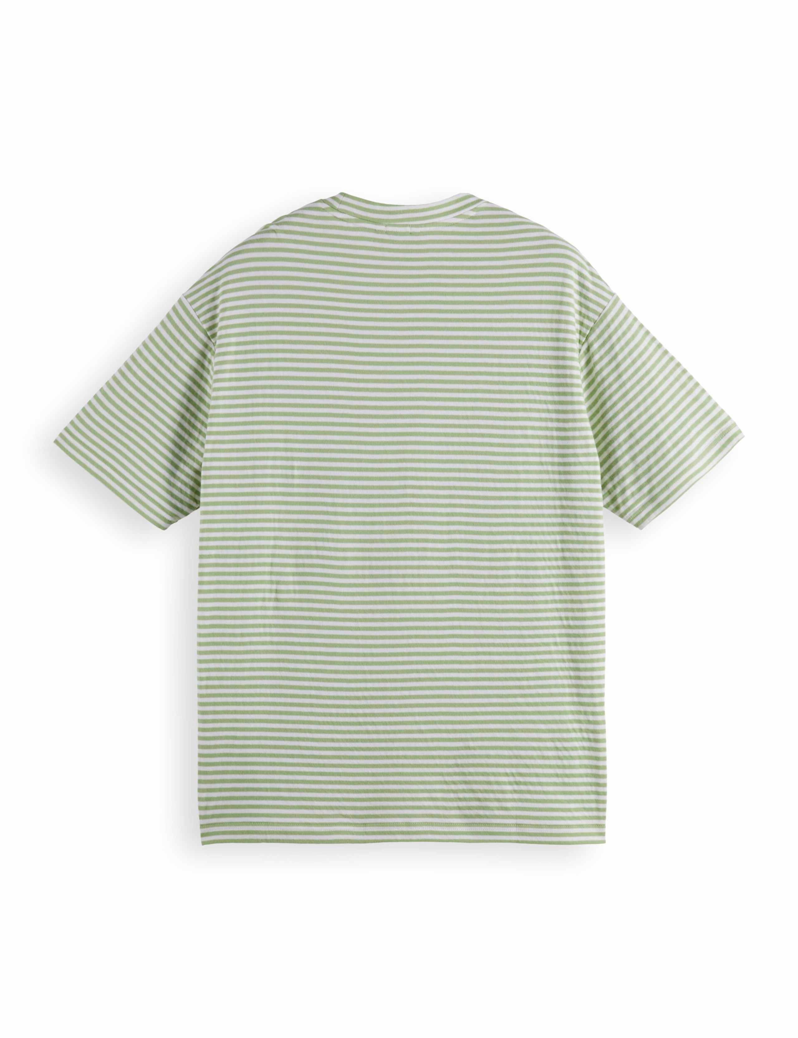 Pure Cotton Striped Pocket Logo T-Shirt 6 of 6
